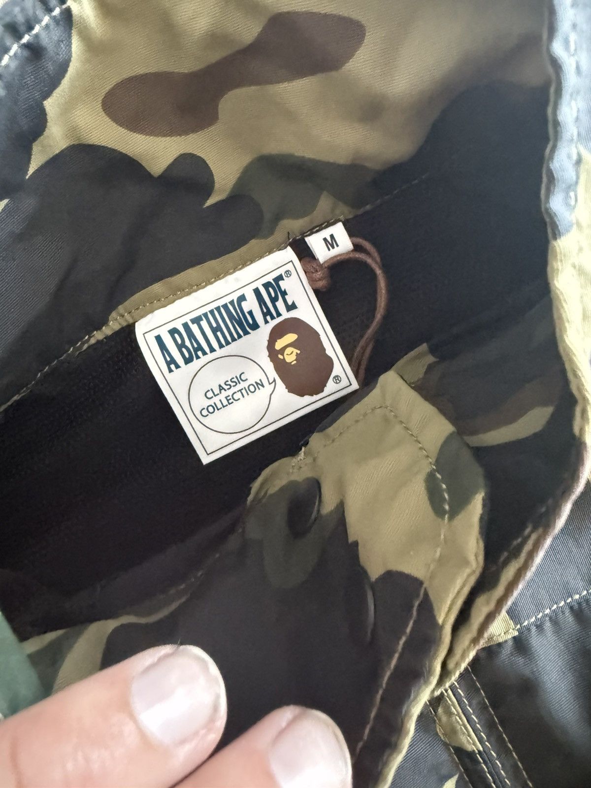 Bape Bape first camo windbreaker jacket Size US M / EU 48-50 / 2 - 7 Thumbnail