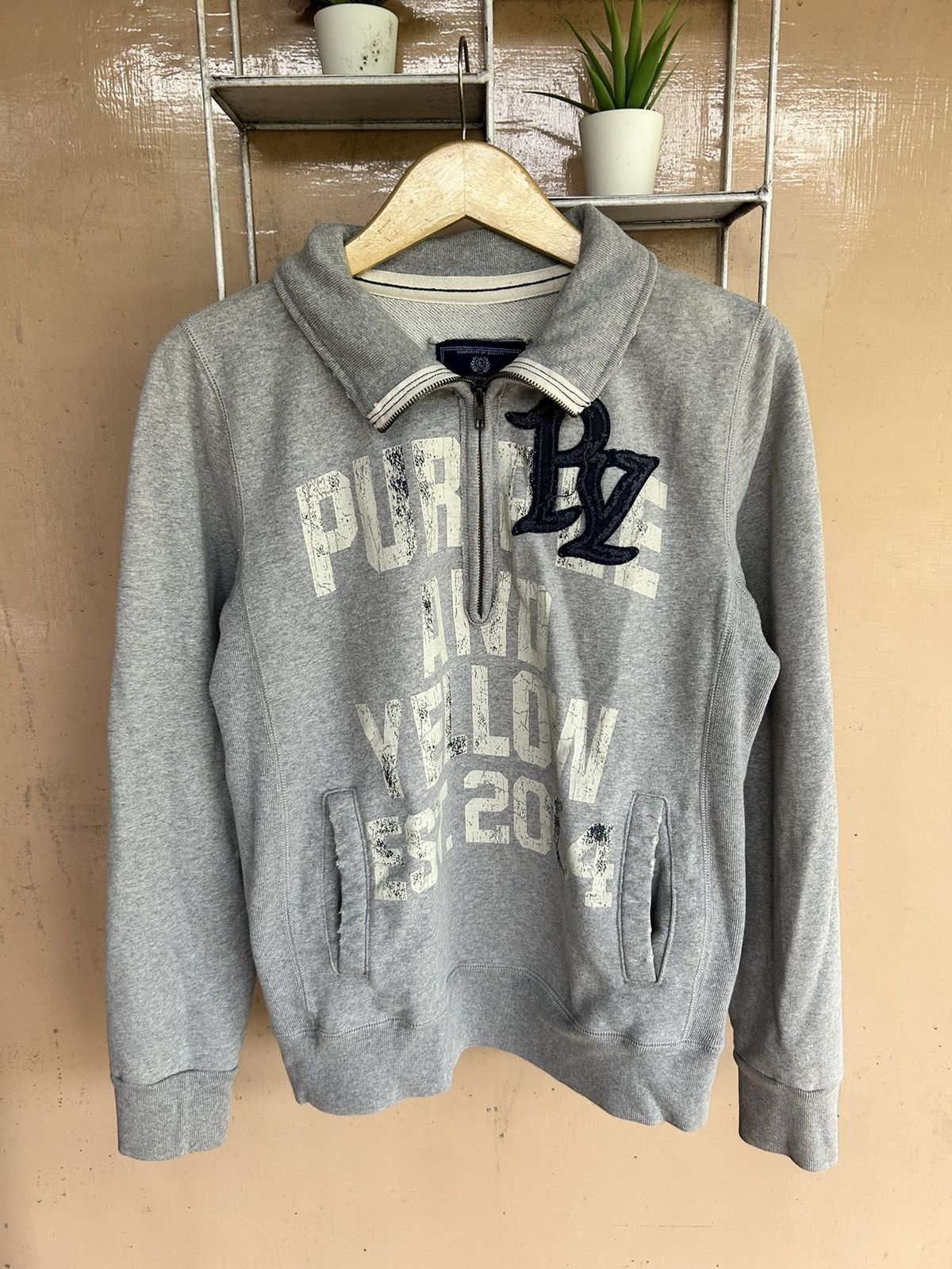 Hysteric Glamour 💸BINDINGOFFER💸Purple&Yellow poem style Ifsixwasnine lgb Size US M / EU 48-50 / 2 - 1 Thumbnail
