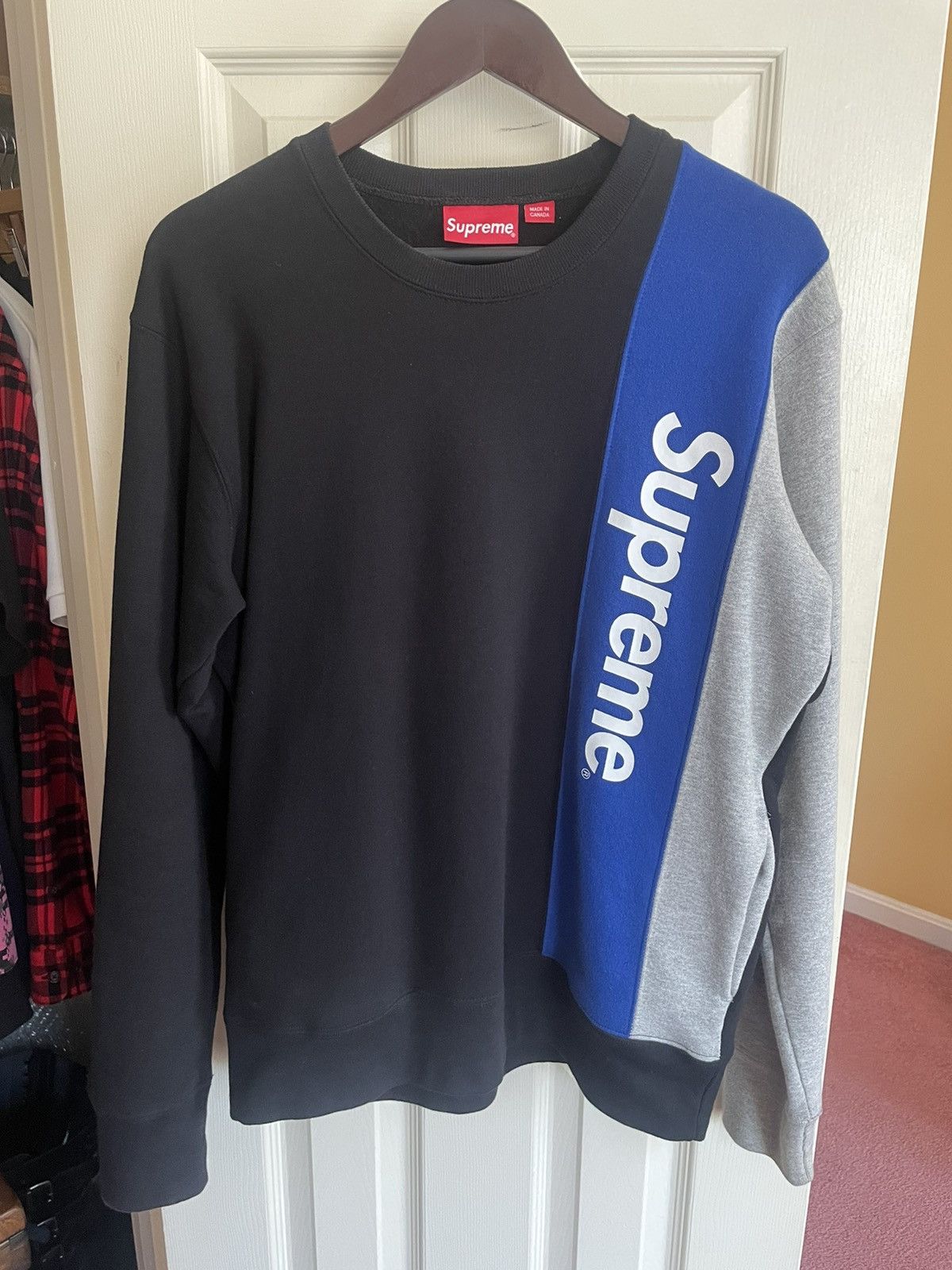 Supreme Supreme panelled crewneck M Medium gucci colorway Logo