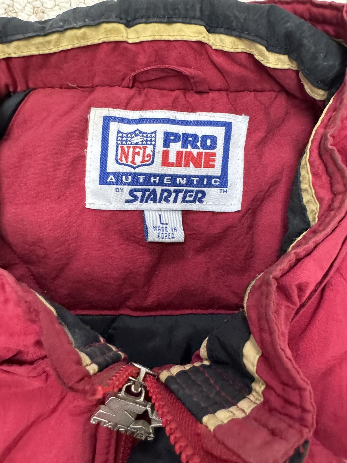 Starter × Vintage Vintage Starter San Francisco 49ers Jacket Size US L / EU 52-54 / 3 - 4 Thumbnail