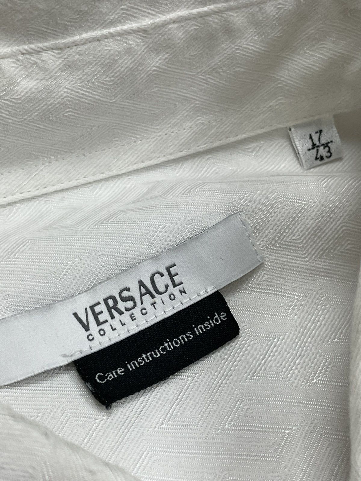 Versace Versace Collection Casual Long Sleeve Shirt Size 17/43 Size US M / EU 48-50 / 2 - 5 Thumbnail