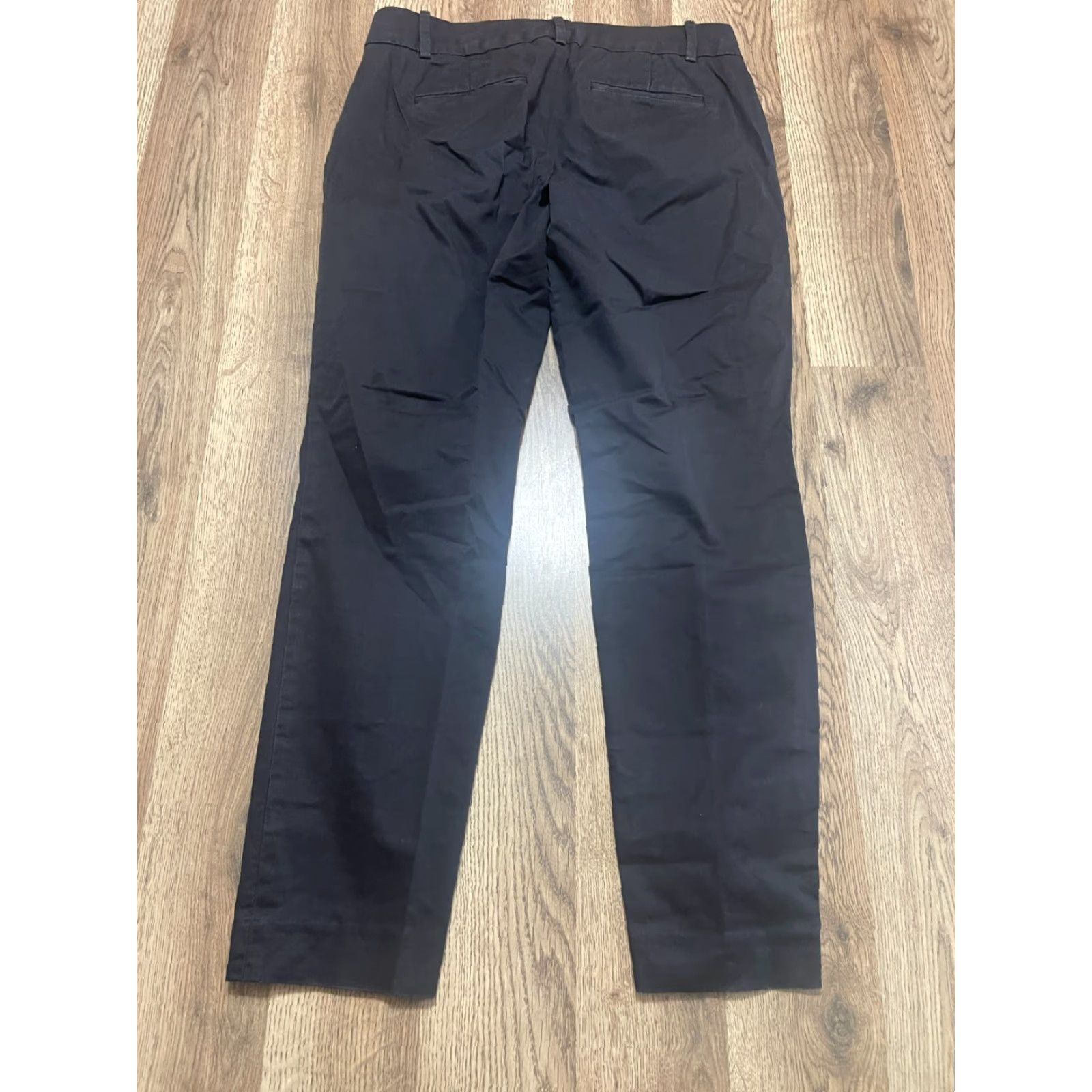 J.Crew J.Crew Pants Women's 00 Black Cafe Capri Dark Wash Straight Capris Casual Fall Spring Summer 00 Womens Pants Regular Straight Inseam 26 in Size 24" / US 00 / IT 34 - 2 Thumbnail