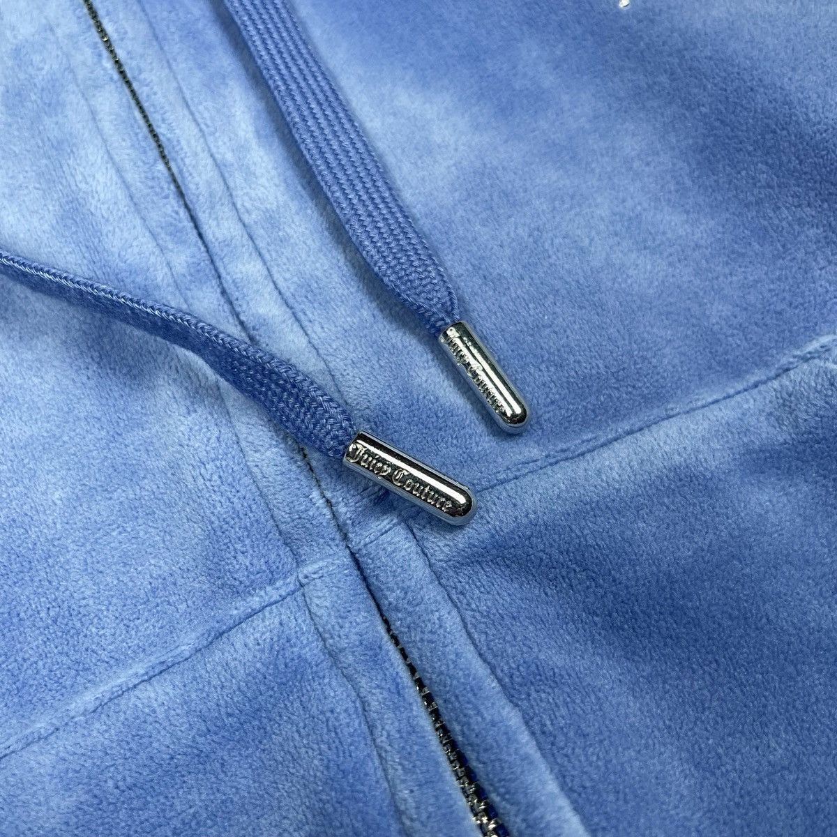 Juicy Couture Juicy Couture Petite Velvet Zip Up Hoodie Size XL / US 12-14 / IT 48-50 - 6 Thumbnail