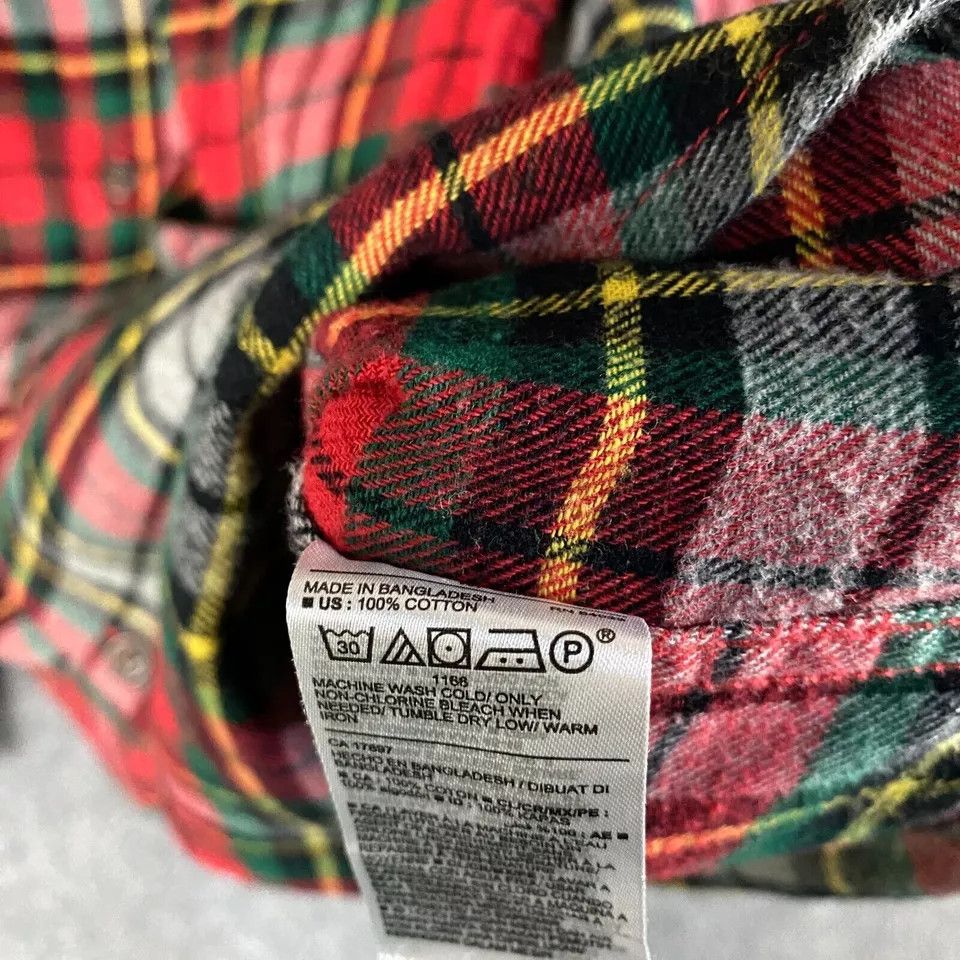 Old Navy Old Navy Flannel Shirt Men's Medium Plaid Regular Fit Size US M / EU 48-50 / 2 - 7 Thumbnail