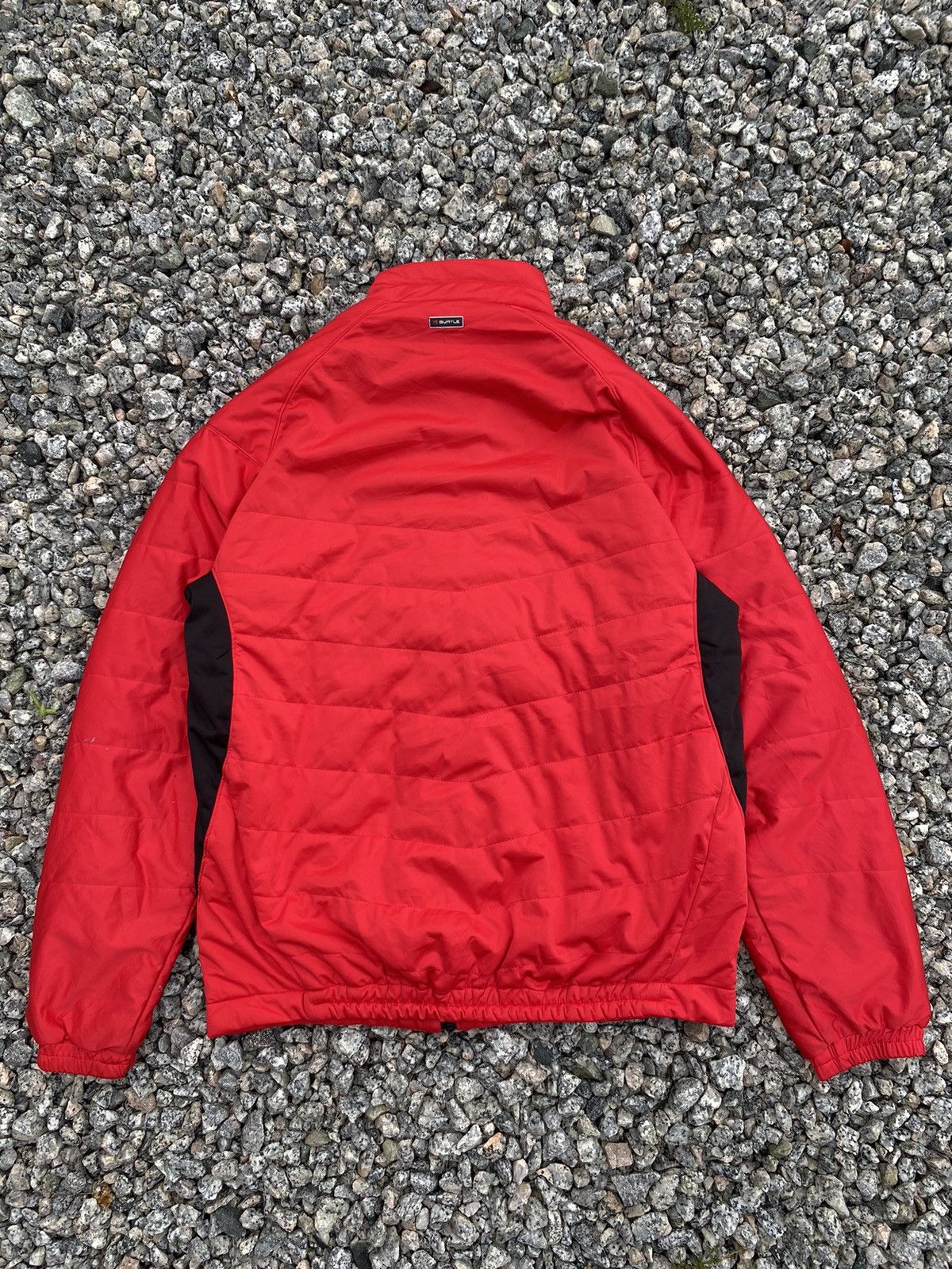 Vintage Vintage Burtle Full Zipper Puffer Jacket Red Size US L / EU 52-54 / 3 - 10 Thumbnail