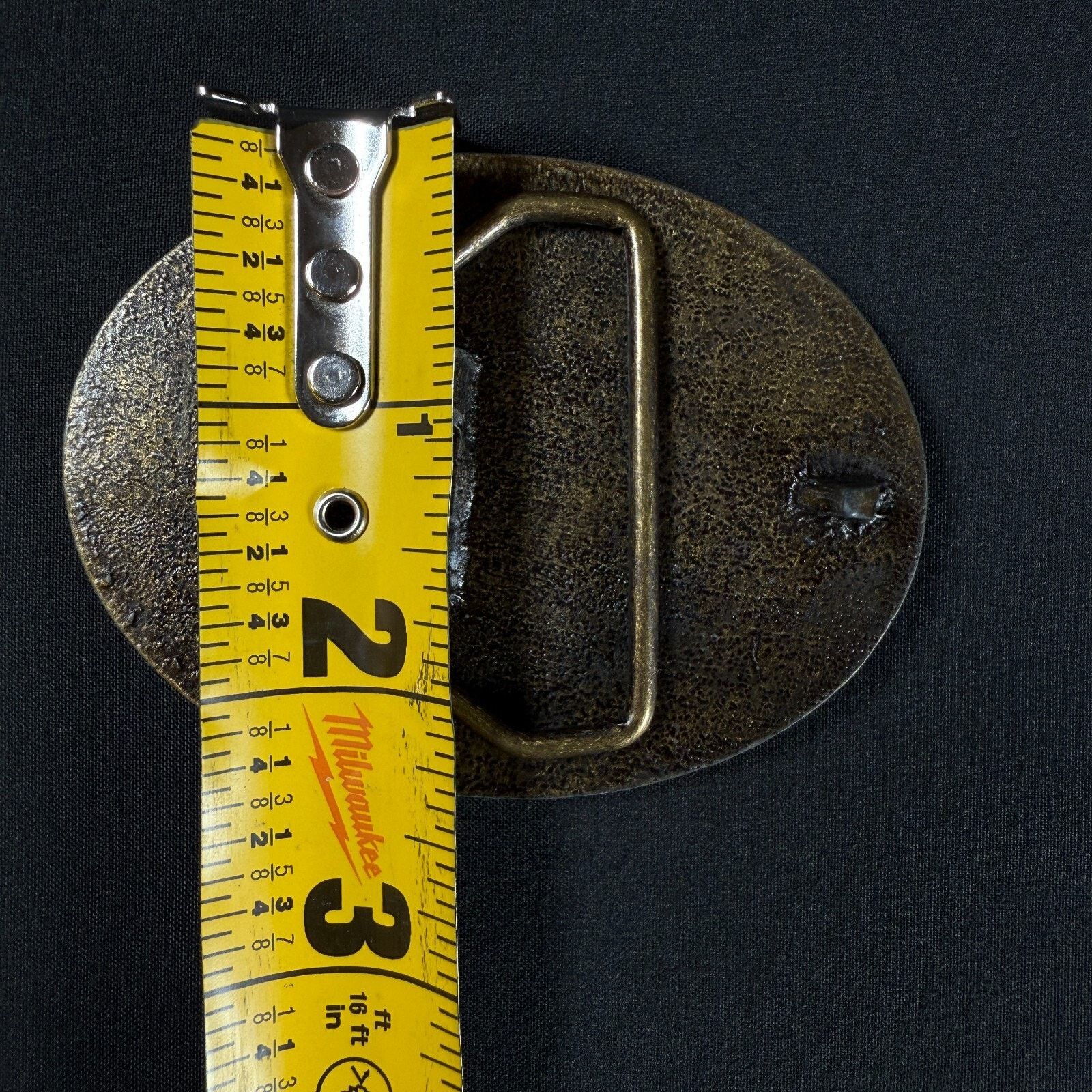 Vintage Portland Meadows 1983 Horse Racing Vintage Belt Buckle brass Size ONE SIZE - 6 Thumbnail