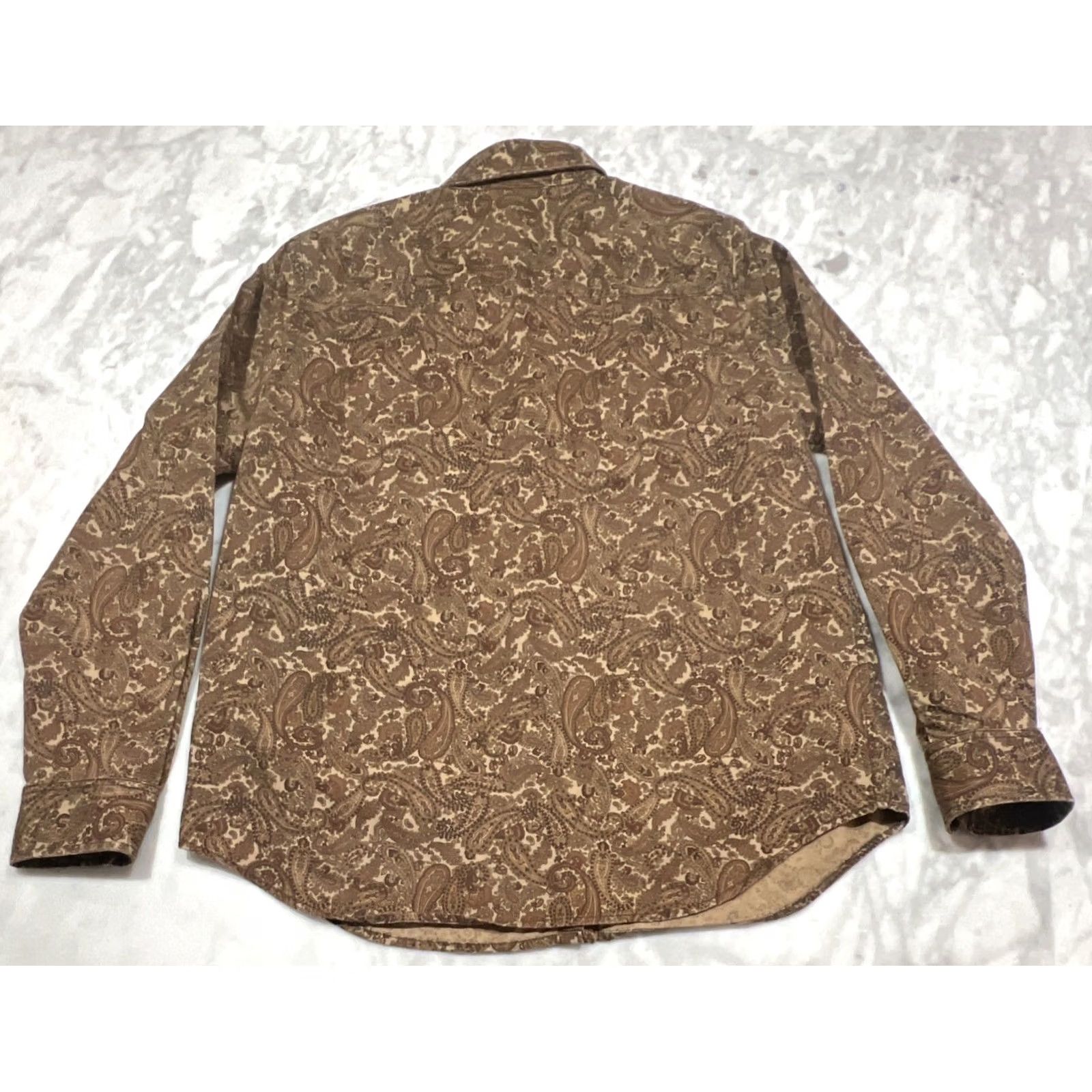 Ralph Lauren VINTAGE Ralph Lauren Shirt Women's M Button-Down Floral Paisley Brown Pockets Casual Shirt Size M / US 6-8 / IT 42-44 - 6 Thumbnail