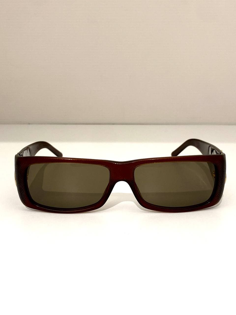 Prada PRADA Milano Logo Saffiano Retro Shield Sunglasses Vintage Size ONE SIZE - 3 Thumbnail