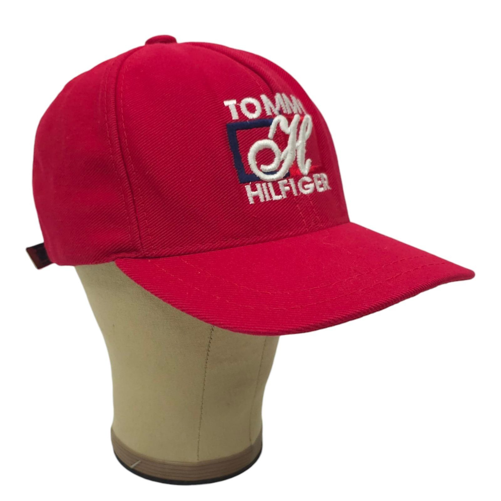 Tommy Hilfiger Tommy Hilfiger Spell Out Strapback Cap Embroidered Vintage 9 Size ONE SIZE - 3 Thumbnail