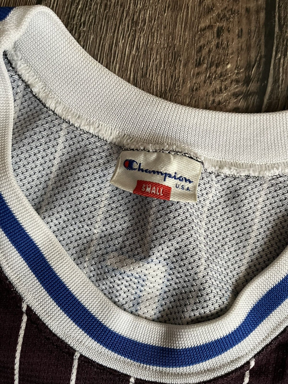 NBA × Vintage Vintage 90s Champion Orlando Magic #32 Shaquille On'eal NBA Size US S / EU 44-46 / 1 - 7 Thumbnail