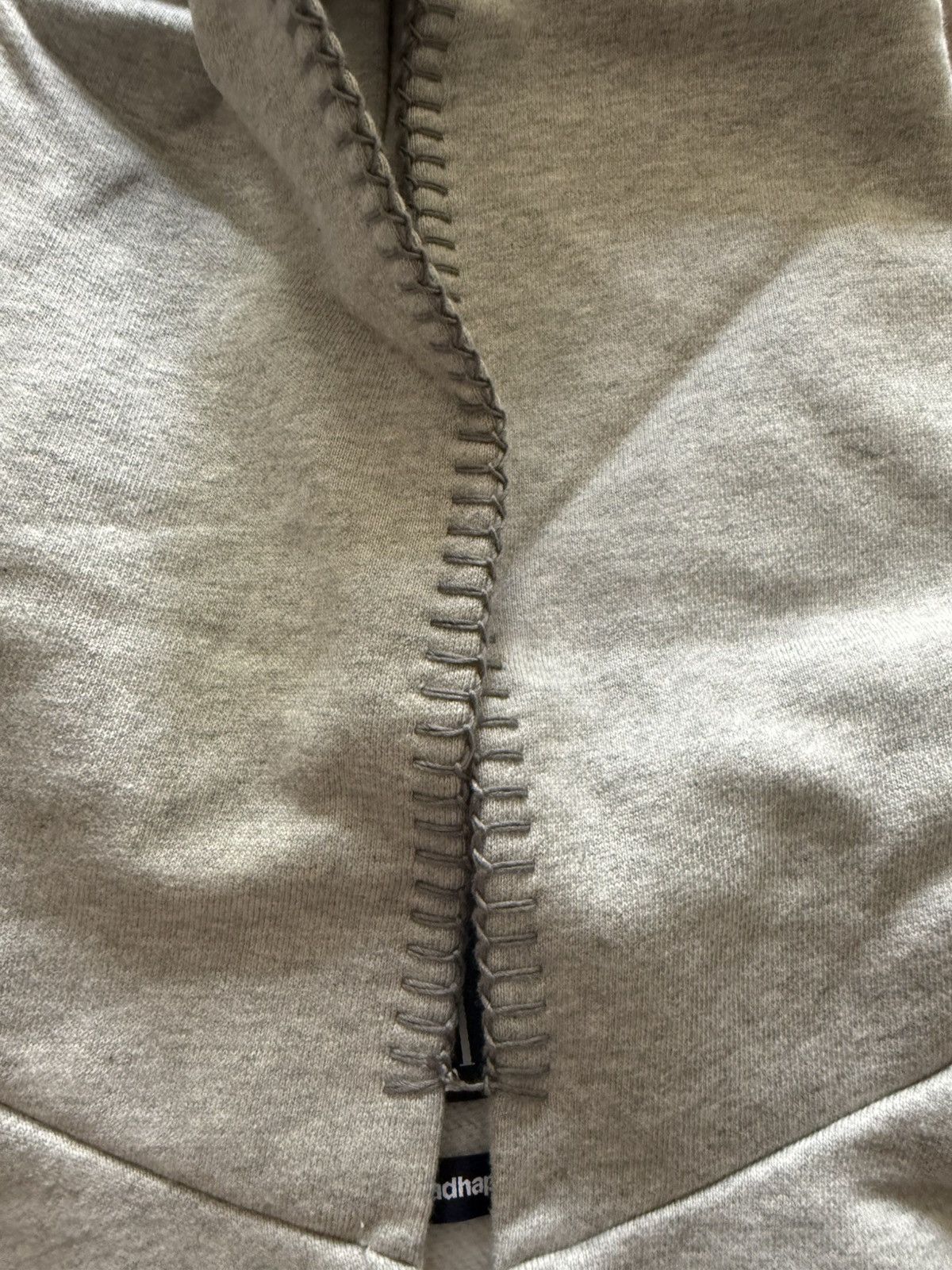 Gap × Madhappy GAP x MAD Happy Full Zip Hoodie Oatmeal Grey Logo Hoodie XL Size US XL / EU 56 / 4 - 3 Thumbnail
