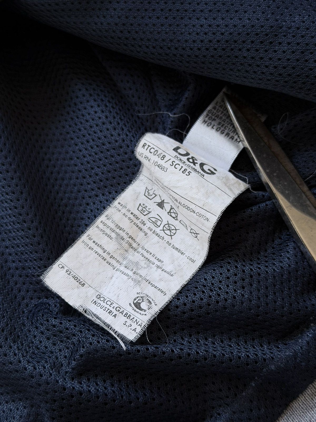 Dolce & Gabbana Vintage 2000s Dolce & Gabbana Nylon Track Jacket Size US L / EU 52-54 / 3 - 9 Thumbnail