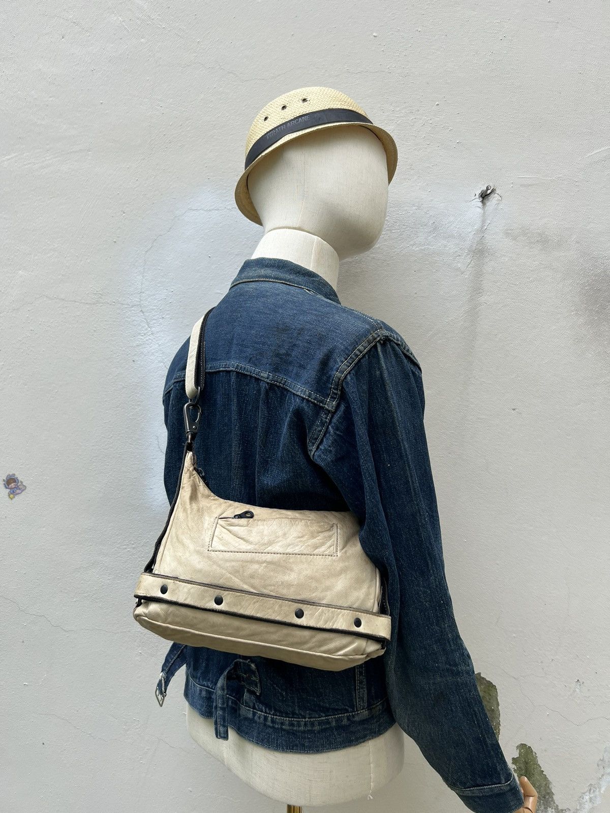 Leather Vintage Zer Japan Dirt Patina Leather Bag Size ONE SIZE - 2 Thumbnail