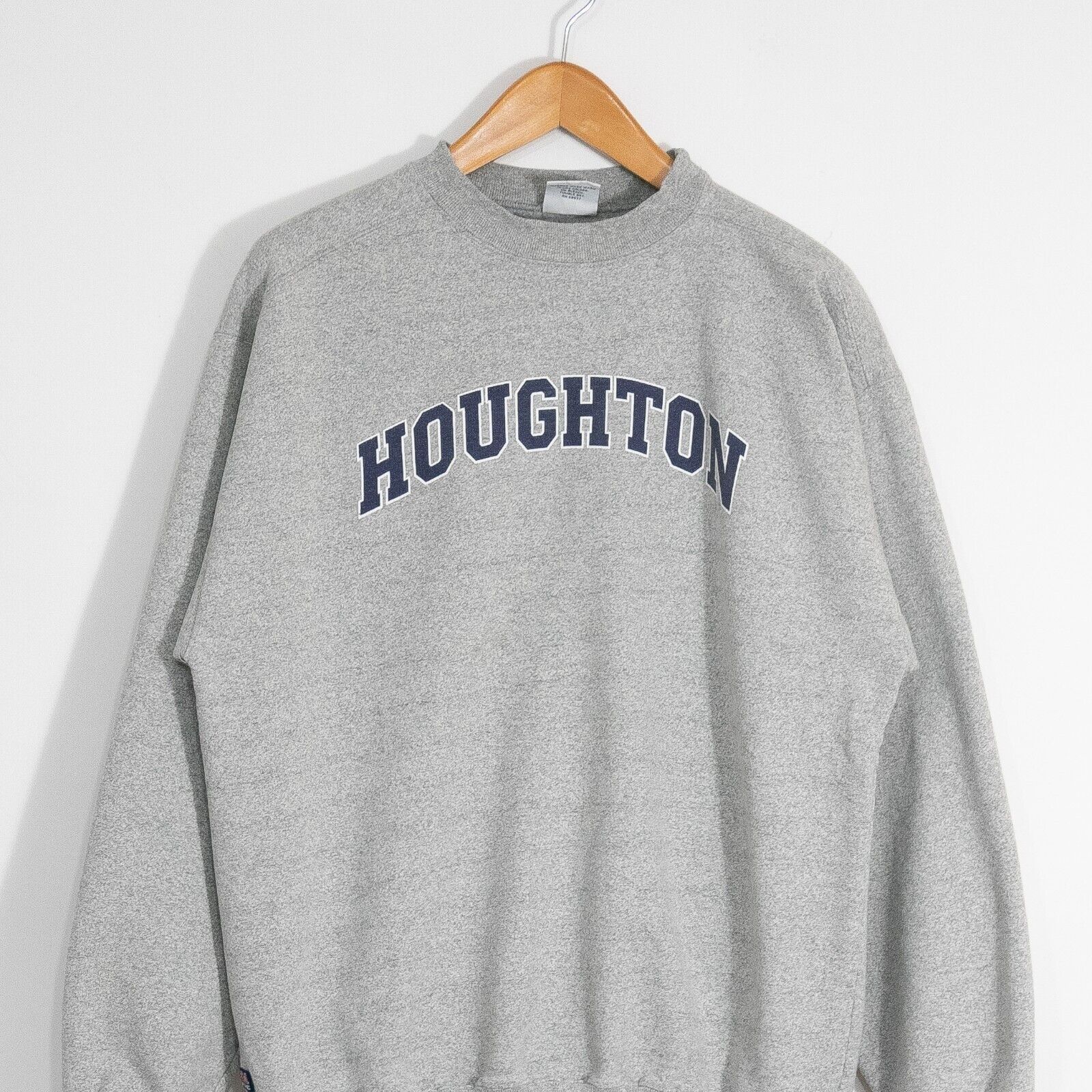 Vintage Vintage 90s Houghton Michigan Sweatshirt Mens Large - Faded Size US L / EU 52-54 / 3 - 2 Thumbnail