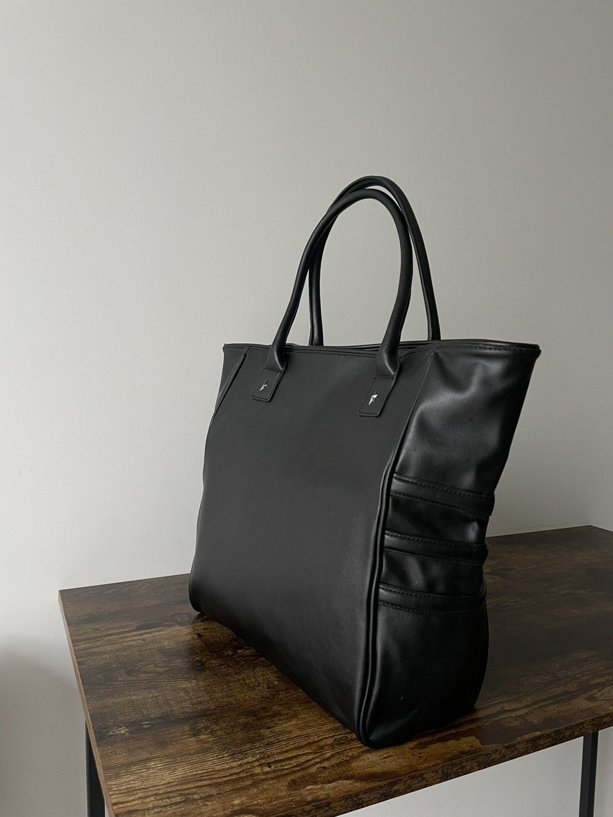 Thierry Mugler Thierry Mugler Leather Black Tote Bag Size ONE SIZE - 2 Thumbnail