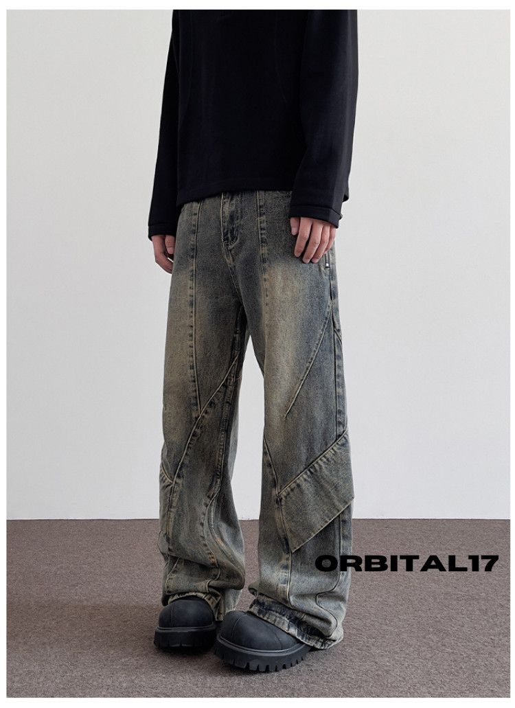 Streetwear Detachable Wide Leg Jeans