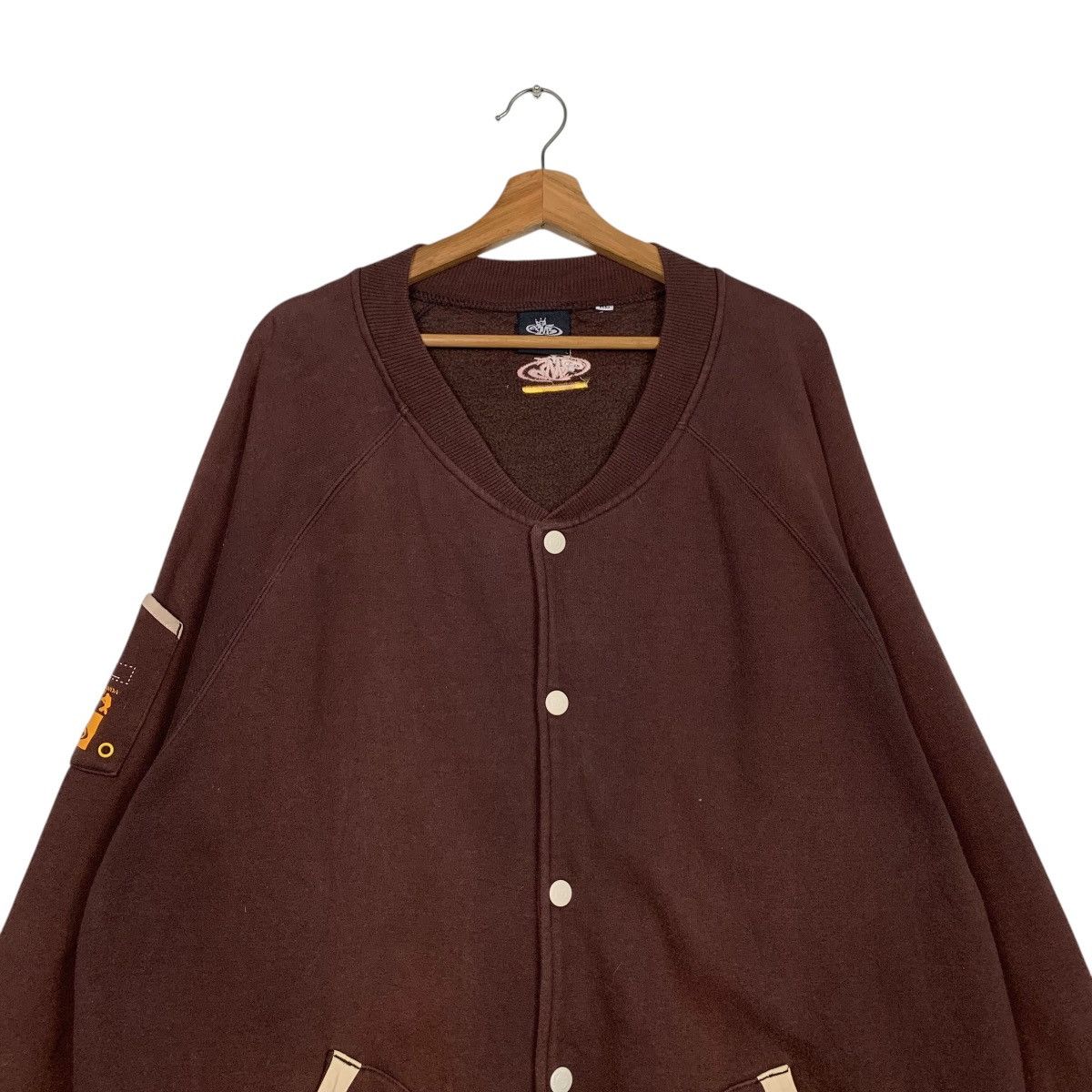 Japanese Brand PNB NATION Varsity Sweater Jacket #2225-C98 Size US XL / EU 56 / 4 - 2 Thumbnail