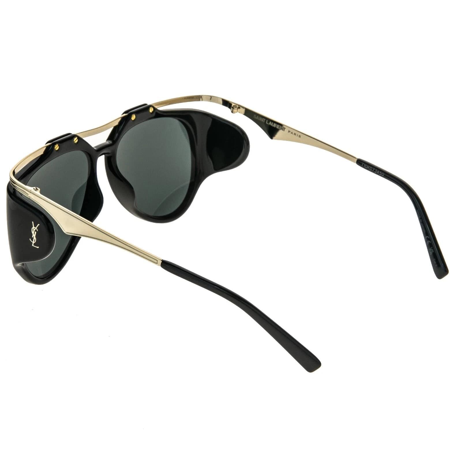 Yves Saint Laurent SAINT LAURENT AMELIA SL M137 SL137 Gold Fashion Sunglass 001 Size ONE SIZE - 2 Thumbnail