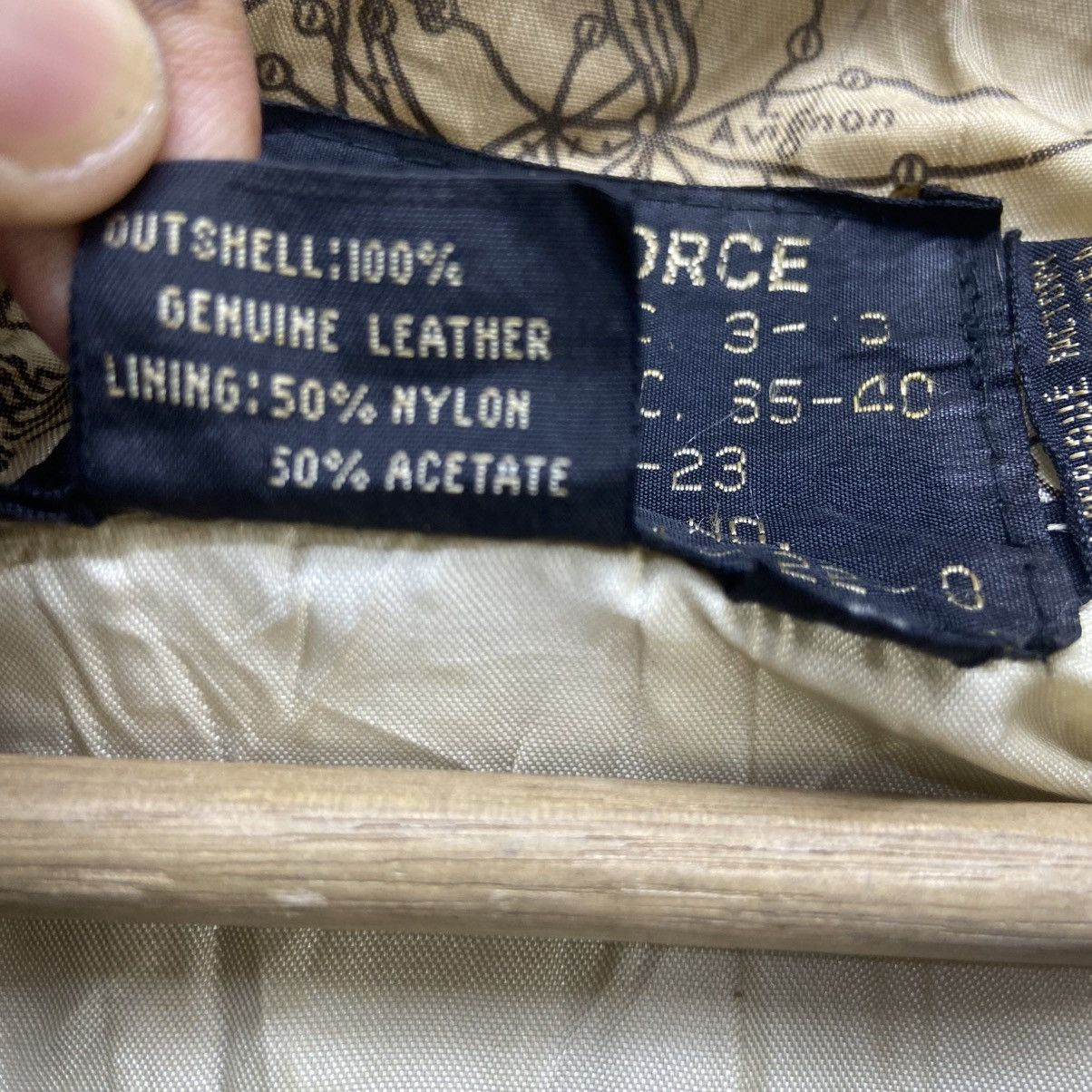 Vintage Vintage Air Force A-2 Military Sheepskin Leather Jacket Size US M / EU 48-50 / 2 - 23 Thumbnail
