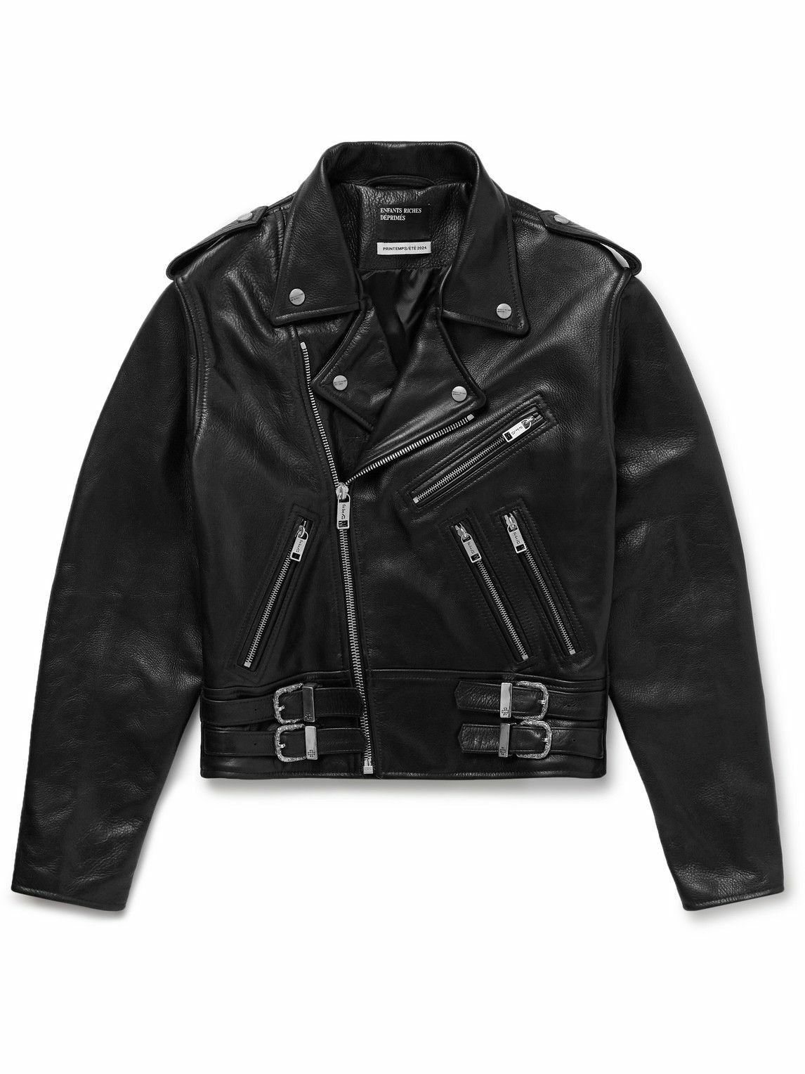 Enfants Riches Deprimes Enfants Riches Déprimés Black Rose Buckle Leather Jacket Size US M / EU 48-50 / 2 - 13 Thumbnail