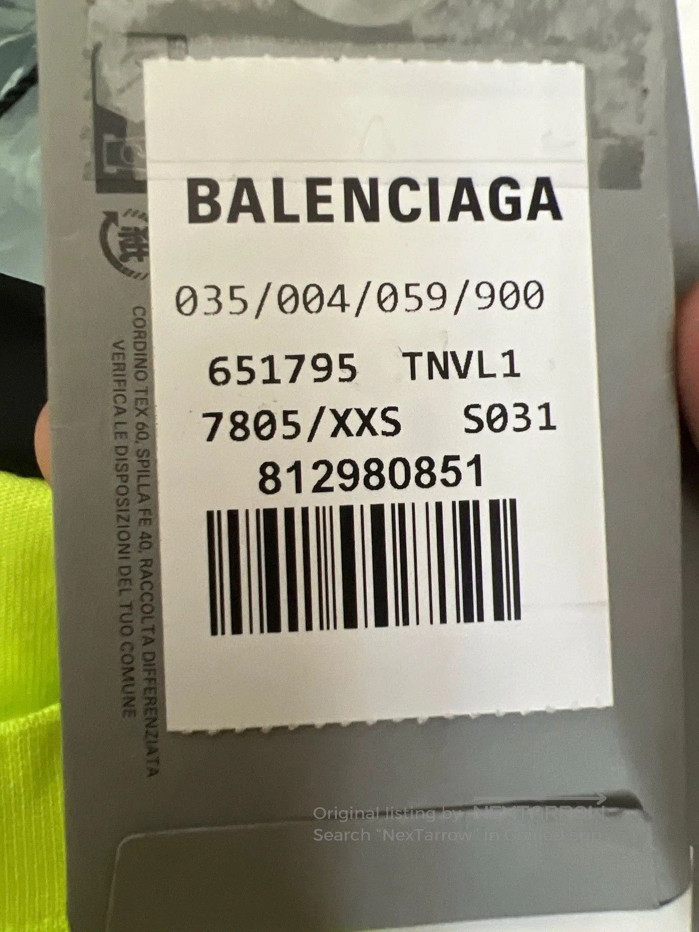 Balenciaga bright yellow balenciaga graphic t-shirt. Size US XXS / EU 40 - 8 Thumbnail