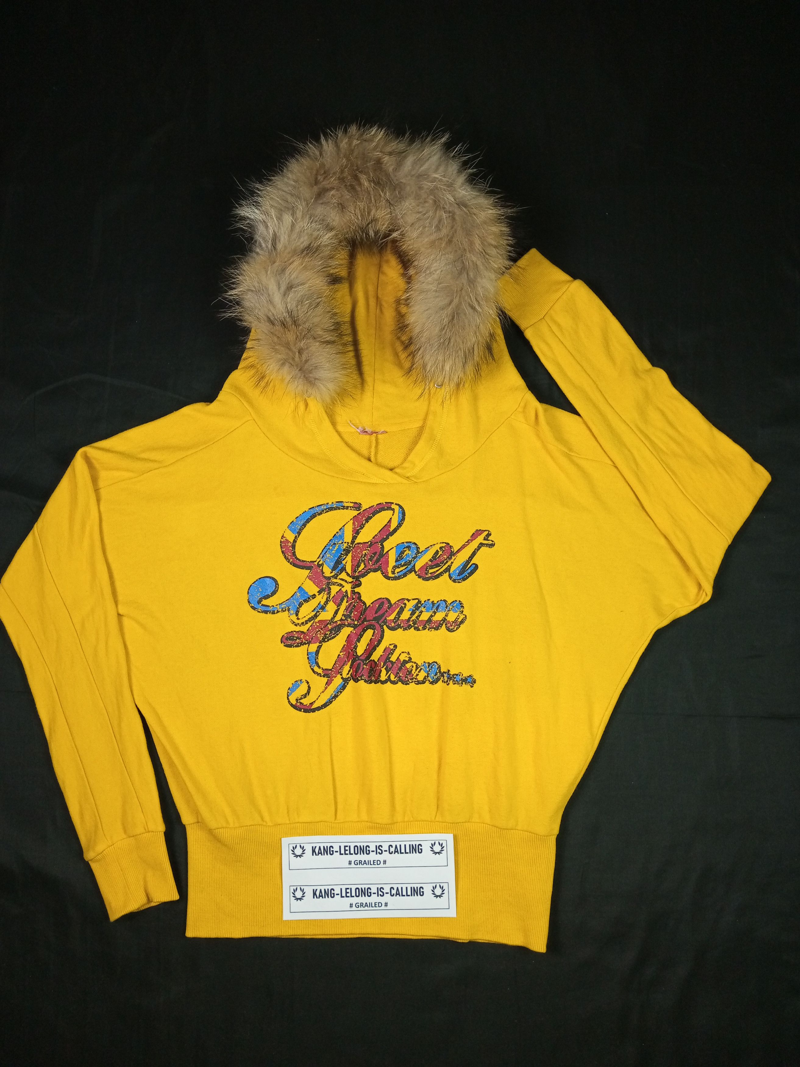 Issey Miyake × Japanese Brand × Le Grande Bleu (L.G.B.) "CUT TAG" Stockton Japanese Brand Batwing Fur Hoodie Size S / US 4 / IT 40 - 1 Thumbnail