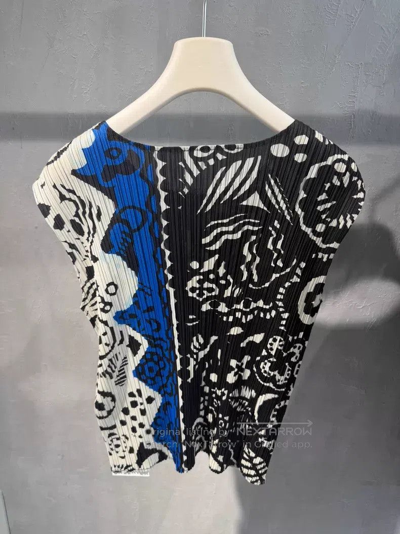 Issey Miyake Issey Miyake Color-Blocked Vest Size XL / US 12-14 / IT 48-50 - 2 Thumbnail