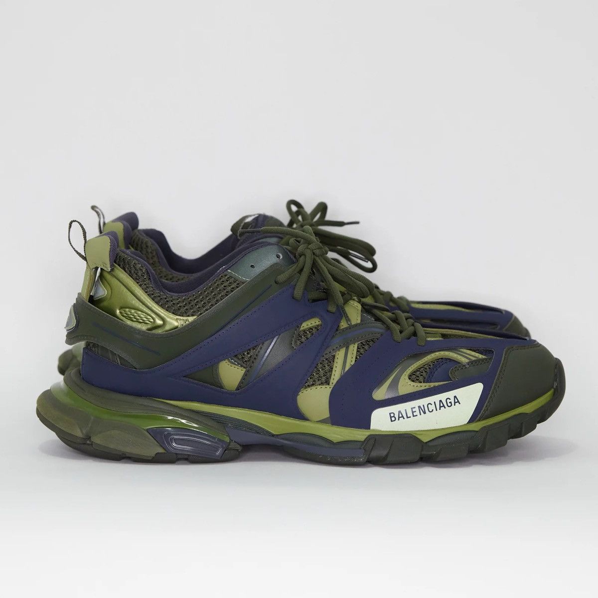Balenciaga BALENCIAGA TRACK SNEAKER - GREEN & NAVY Size US 14 / EU 47 - 1 Thumbnail