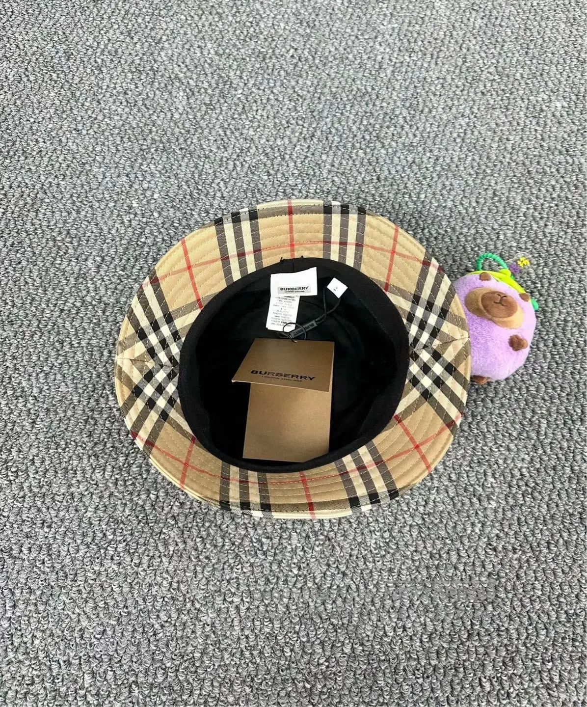 Burberry Burberry size S Classic Khaki Plaid Fisherman's Hat| Size ONE SIZE - 3 Thumbnail