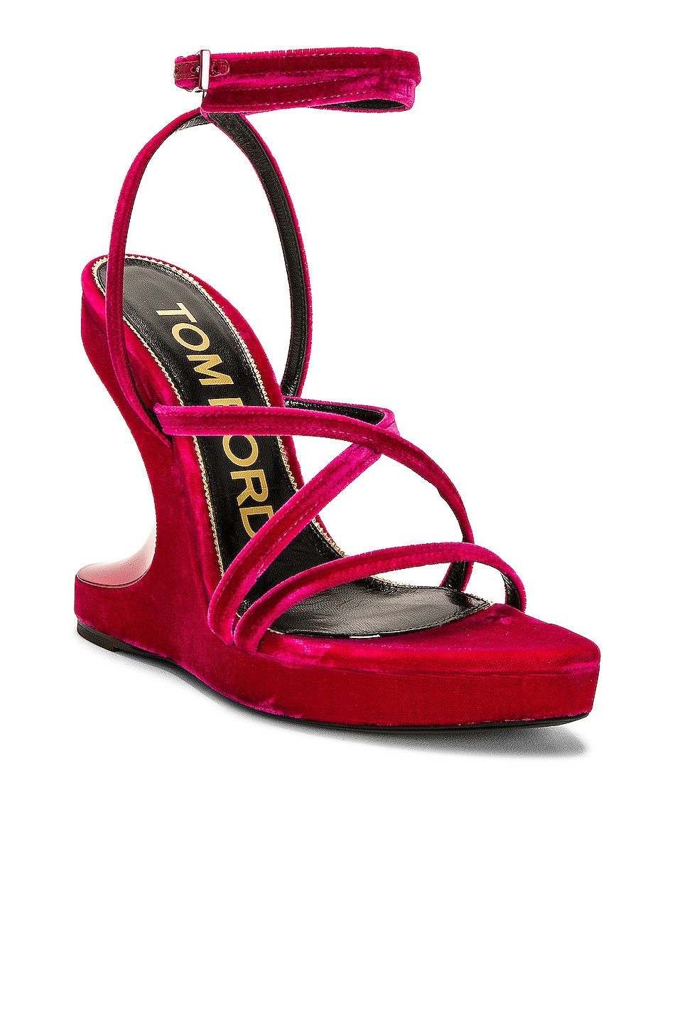Tom Ford o1loc1c0924 W3167J Wedge Sandals in Red Size US 11 / IT 41 - 2 Thumbnail