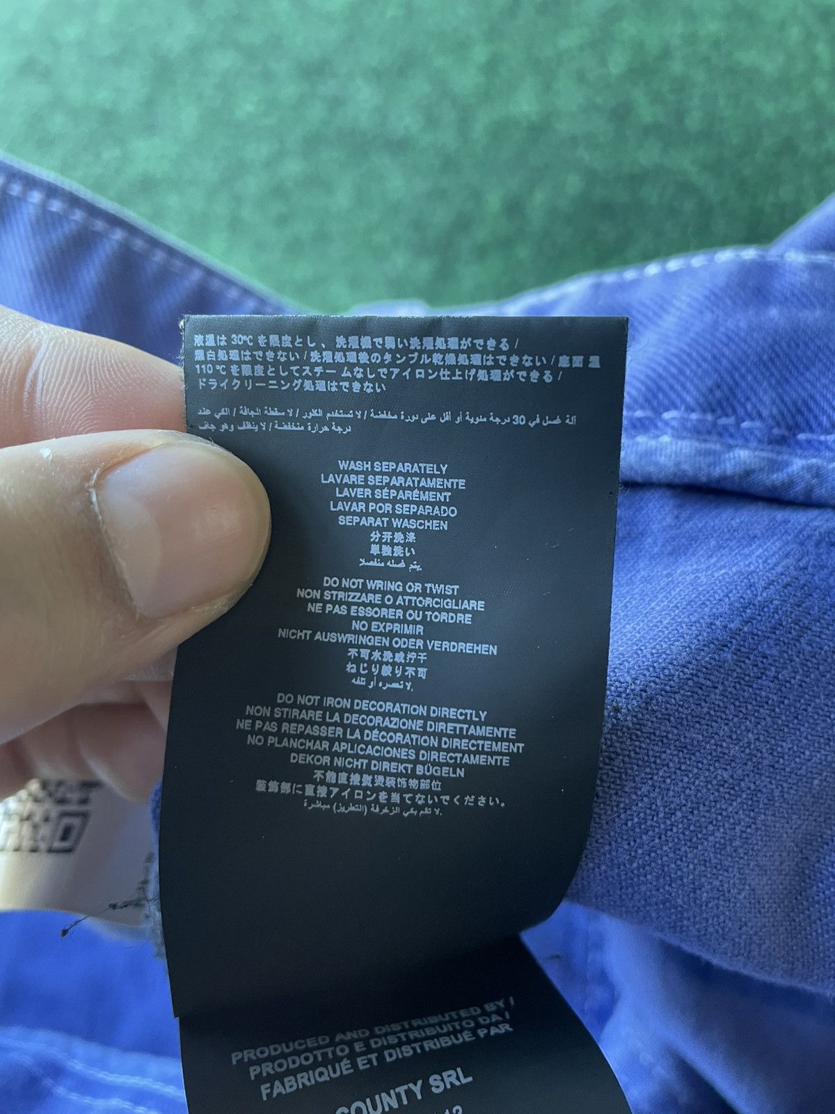 Marcelo Burlon USED MARCELO BURLON TEMPERA CROSS STRAIGHT PANT SIZE 50 Size US 32 / EU 48 - 14 Thumbnail