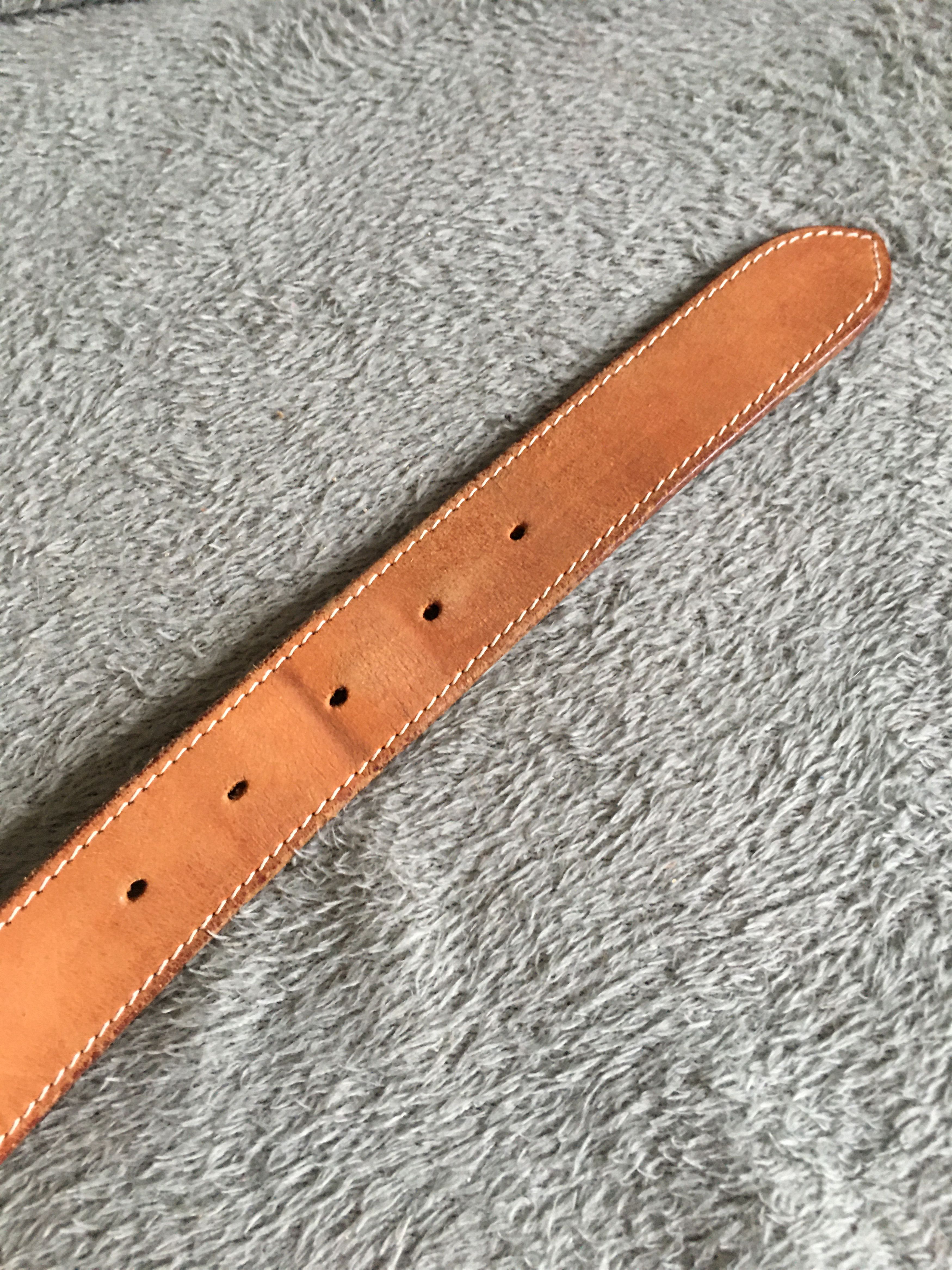 Hermes Hermes Etriviere Leather Belt Vintage 2000s Size 95 Size ONE SIZE - 12 Thumbnail
