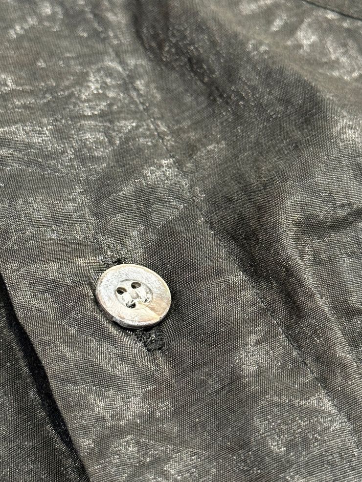 Issey Miyake ISSEY MIYAKE Silky Black Shirt Size US M / EU 48-50 / 2 - 4 Thumbnail