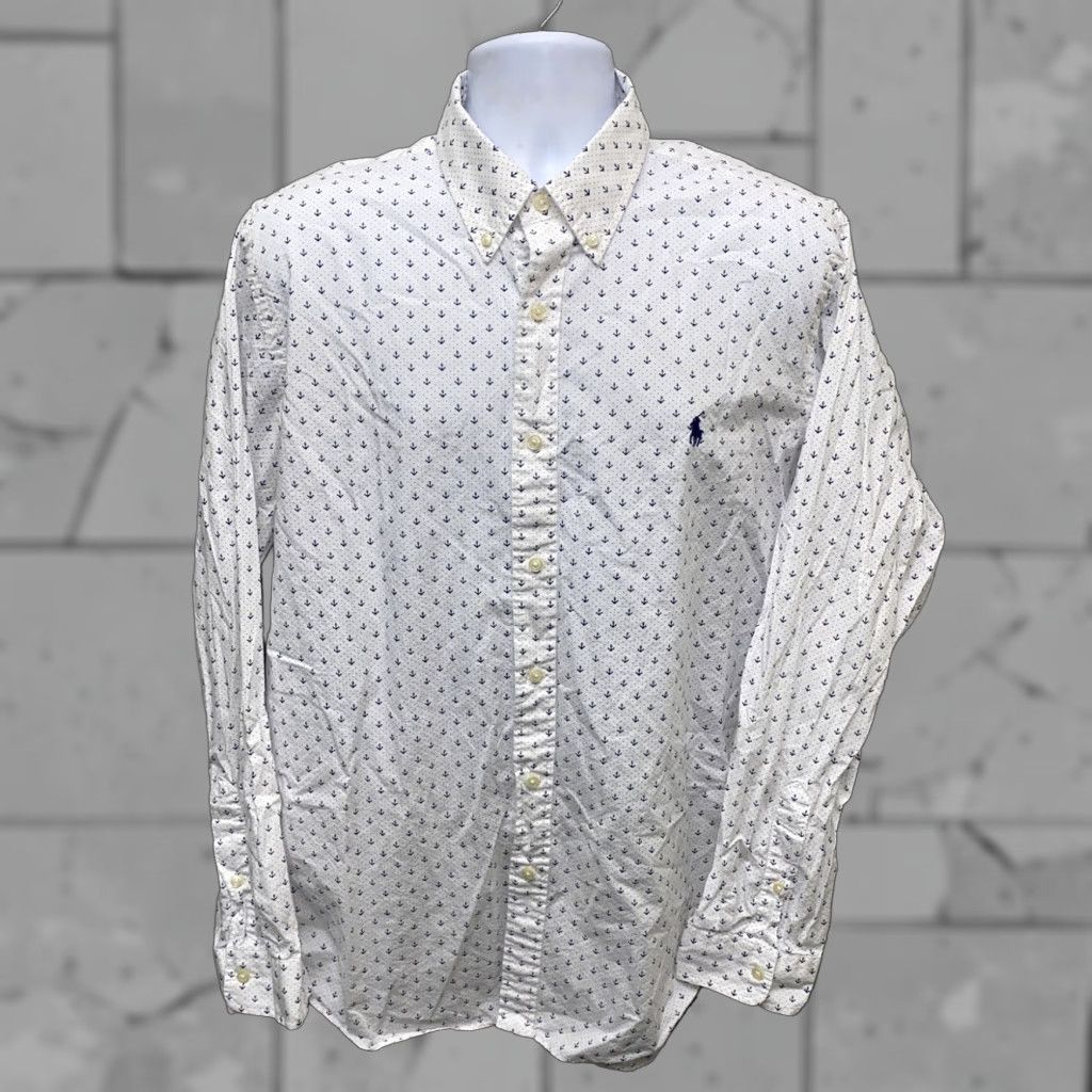 Ralph Lauren Ralph Lauren Classic Fit Long Sleeve Button Down Shirt White XL Mens Size US XL / EU 56 / 4 - 1 Thumbnail