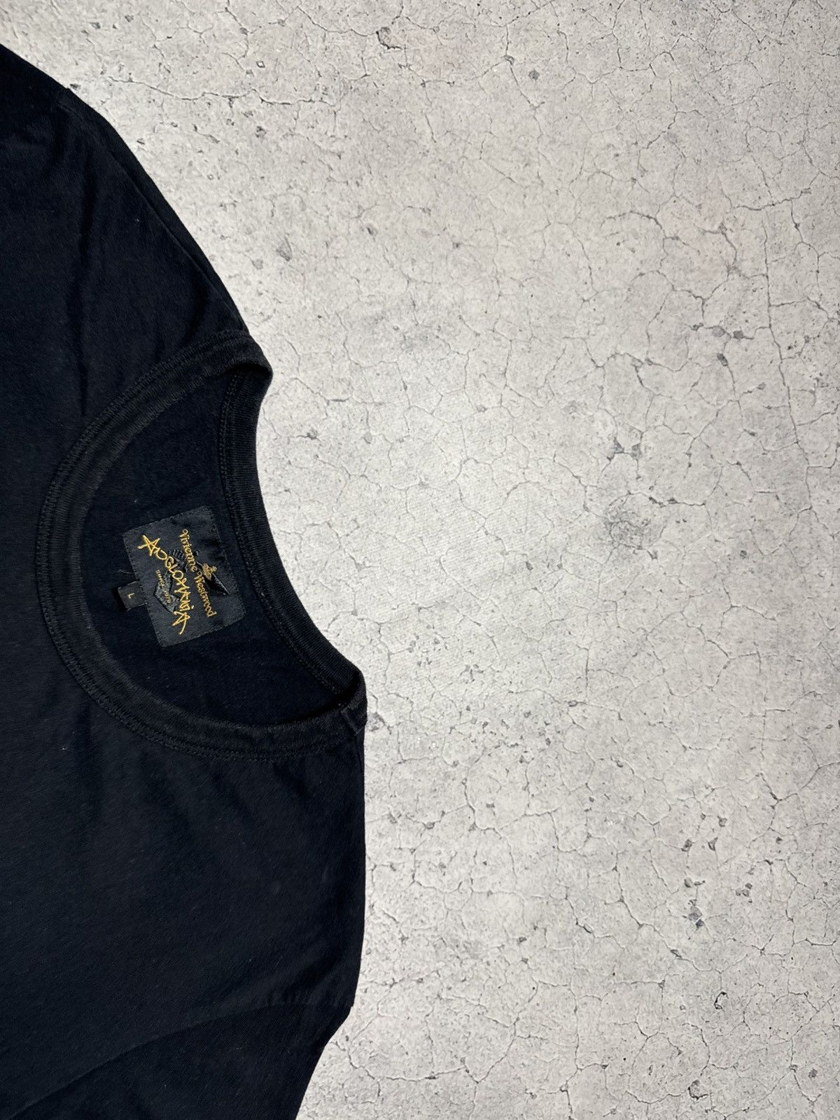 Vivienne Westwood Vivienne Westwood Anglomania Luxury T-Shirt Black Big Logo Size US M / EU 48-50 / 2 - 7 Thumbnail