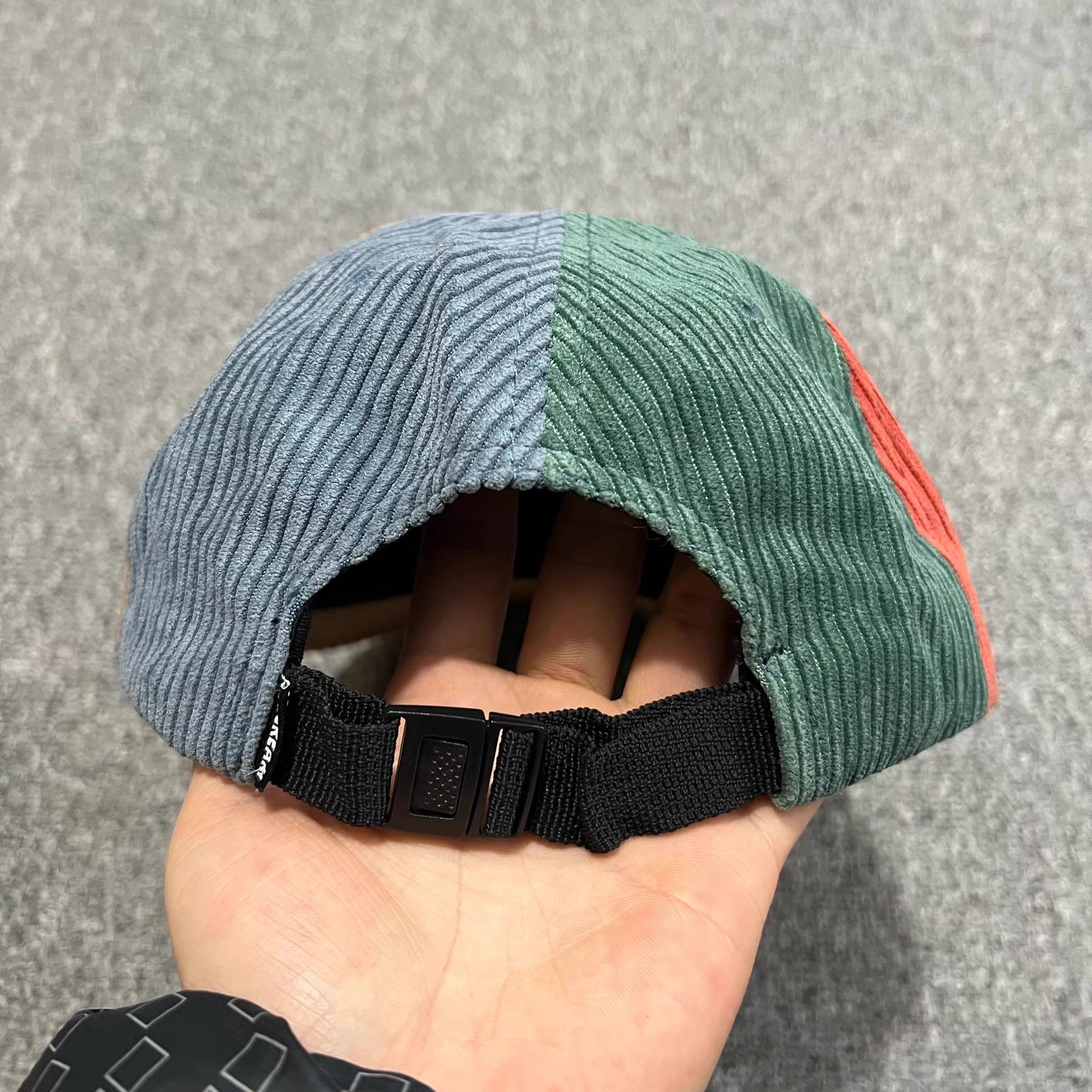 Billionaire Boys Club BBC Color-Block Corduroy Curved Brim Baseball Sun Hat Q7 Size ONE SIZE - 5 Thumbnail