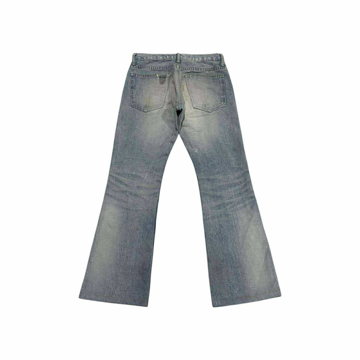 If Six Was Nine 🔥Y2K Archived LED Rechwe Mud Wash Flared Denim Distressed Size US 29 - 8 Thumbnail