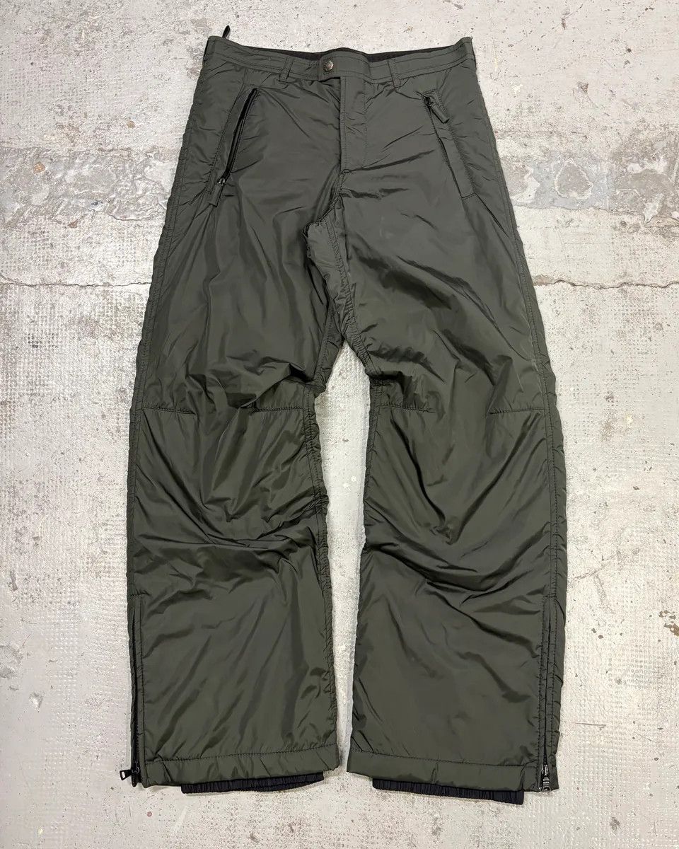 Prada 2000s Prada Olive Nylon Cargo Ski Pants Size US 32 / EU 48 - 4 Thumbnail