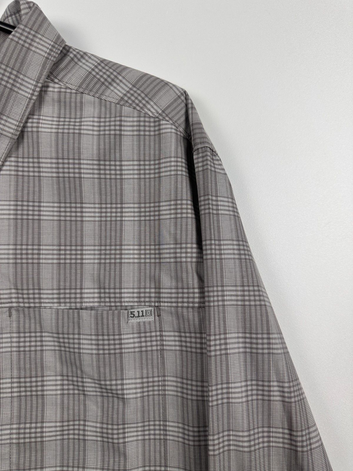 5.11 5.11 Tactical Long Sleeve Button Up Plaid Check Shirt Size L Size US L / EU 52-54 / 3 - 2 Thumbnail