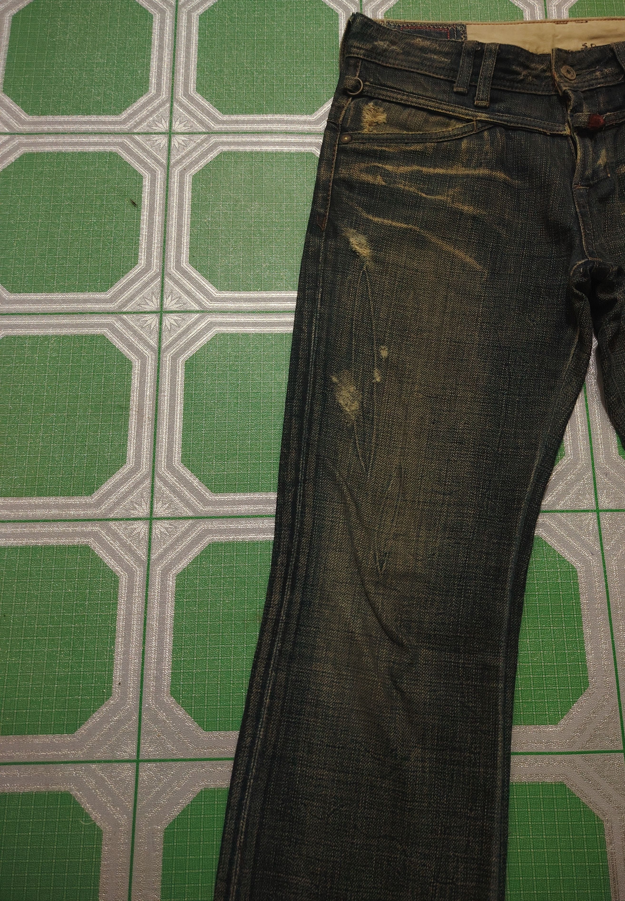 Marithe + Francois Girbaud Rare!!! Le Jean De Marithe Francois Girbaud disstress jeans Size US 30 / EU 46 - 7 Thumbnail
