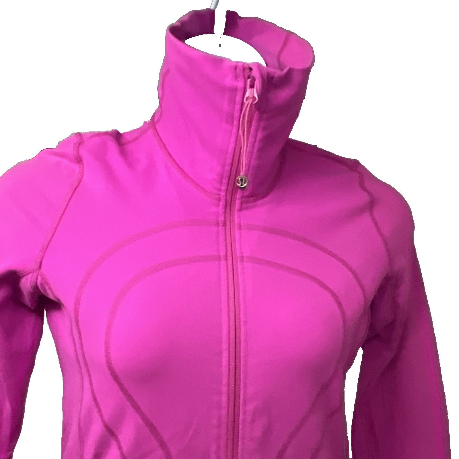 Lululemon Lululemon In Stride Hot Pink Zip Up Track Jacket Sz 8 Size M / US 6-8 / IT 42-44 - 5 Thumbnail