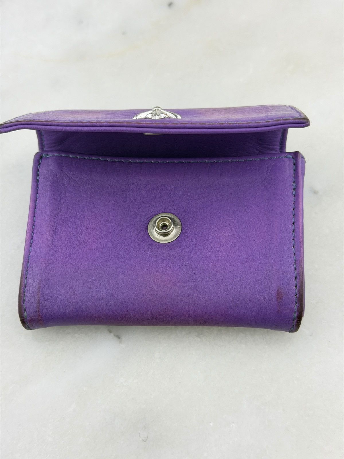 Chrome Hearts CHROME HEARTS PLUS CROSS WALLET PURPLE Size ONE SIZE - 10 Thumbnail