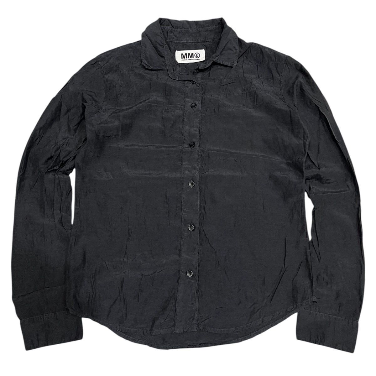 Maison Margiela MM6 Maison Margiela Button Up Silk Shirt Size M / US 6-8 / IT 42-44 - 1 Thumbnail