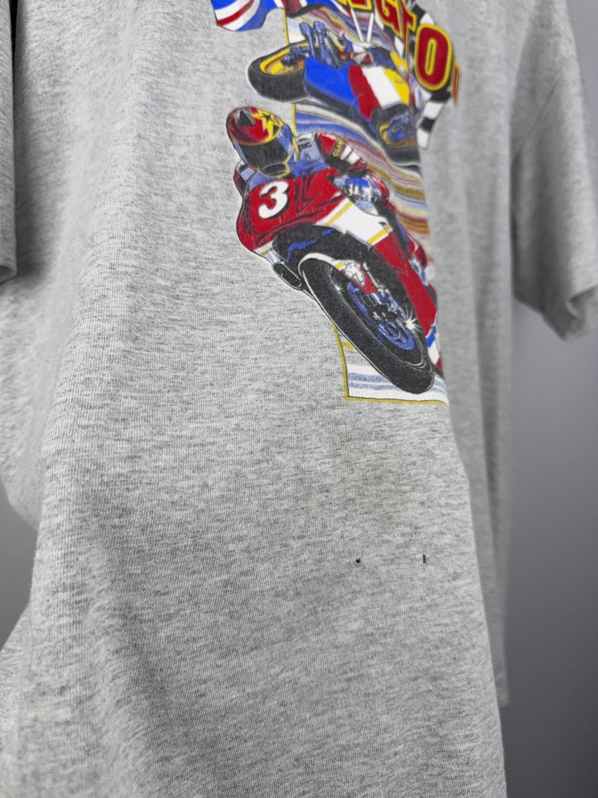 Other ⚡️Vintage 90s Crazy Donington 97 Rare Moto racing T-shirt Size US XL / EU 56 / 4 - 6 Thumbnail