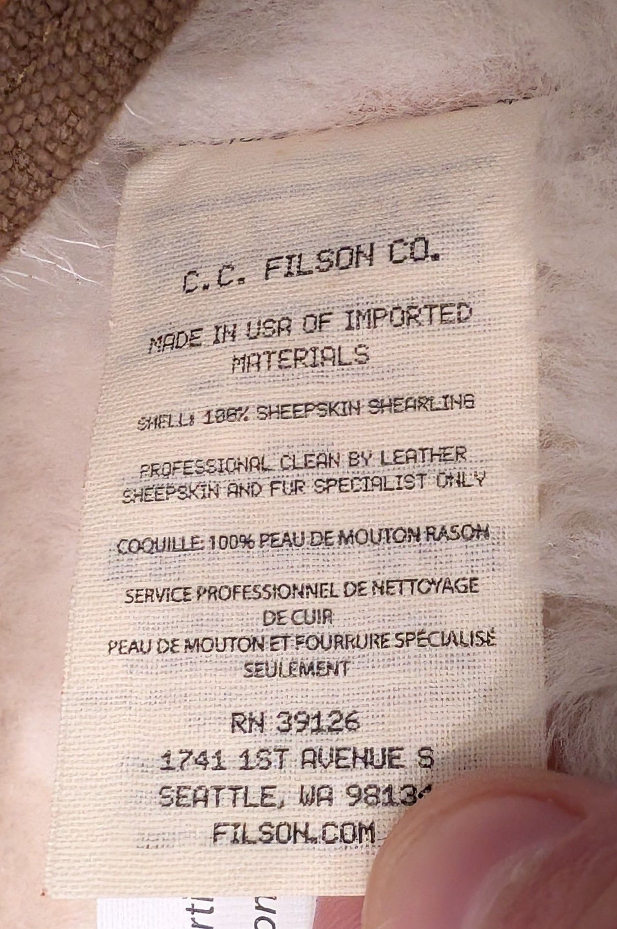 Filson NWT Filson Shearling Cruiser Vest Sheepskin Made in USA Size US M / EU 48-50 / 2 - 5 Thumbnail