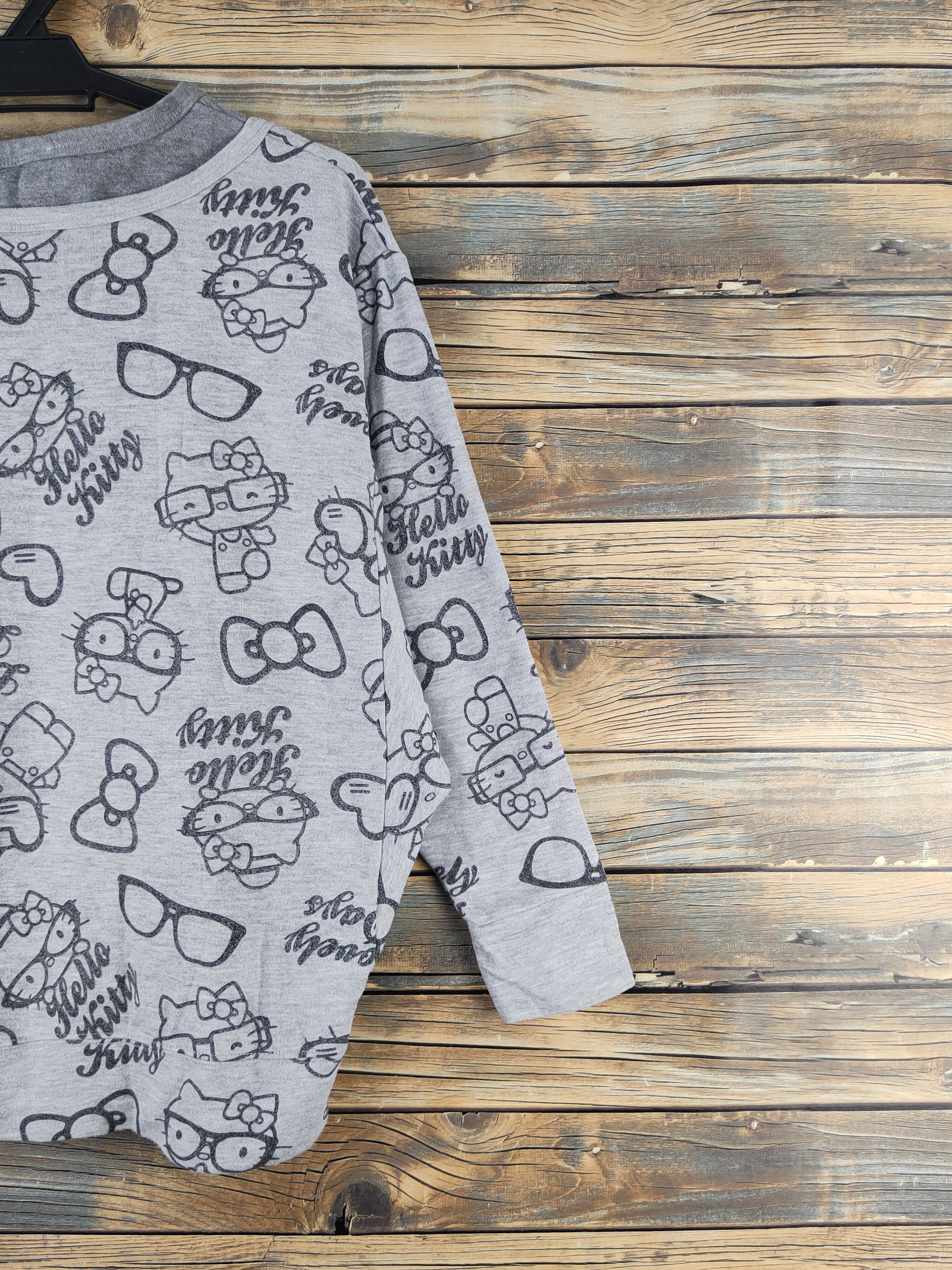 Cartoon Network DL Hello Kitty Gray cartoon vintage Sweatshirts #2505 Size M / US 6-8 / IT 42-44 - 10 Thumbnail