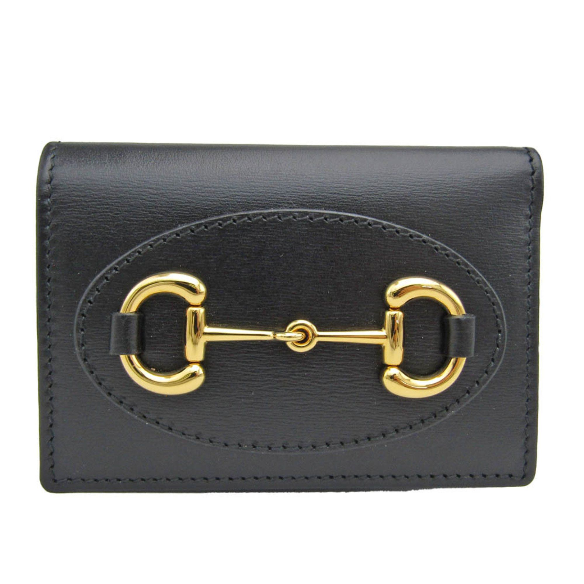 Gucci Horsebit Black Leather Wallet (Pre-Owned) Size ONE SIZE - 1 Thumbnail