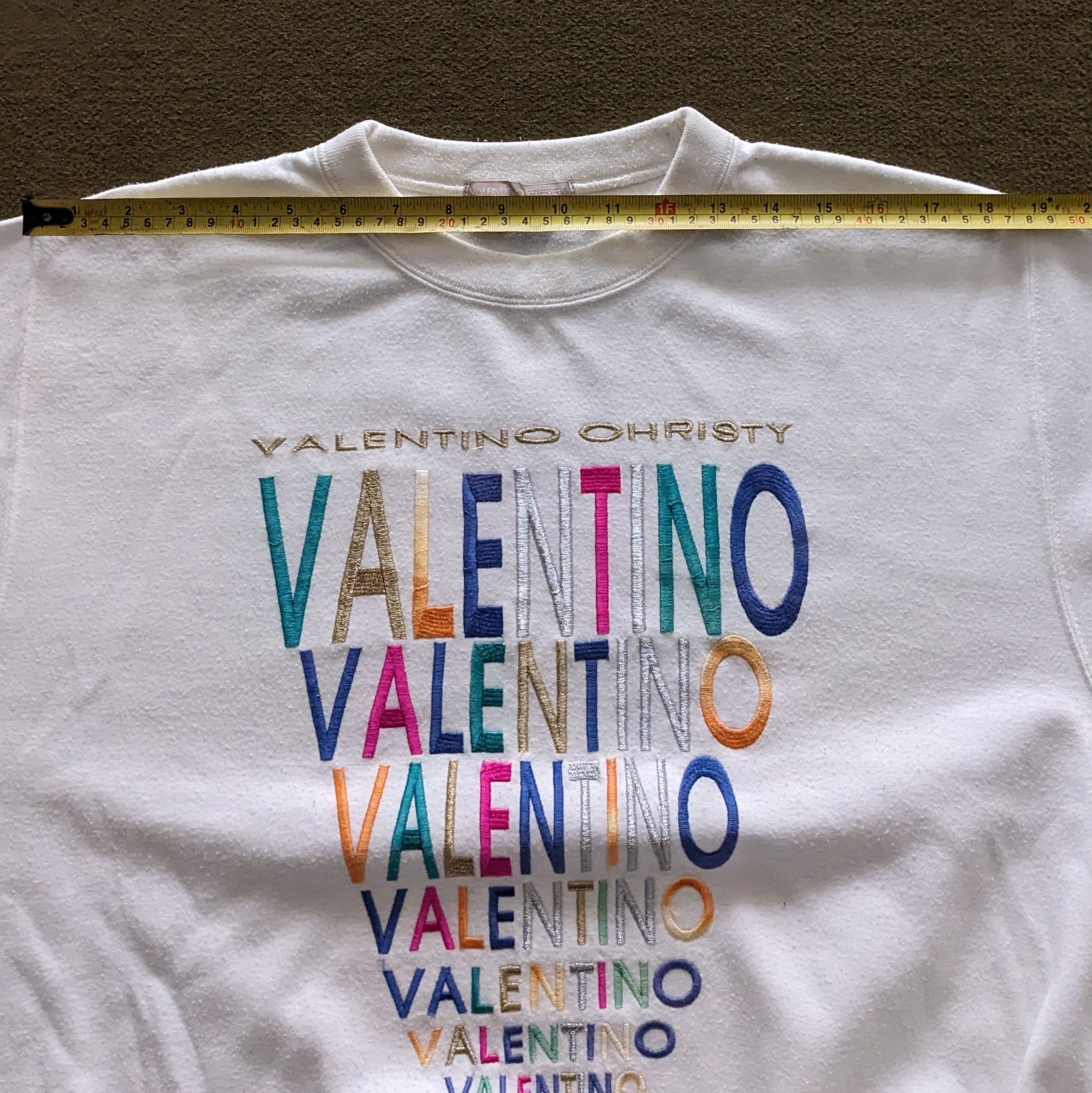 Valentino Vintage VALENTINO CHRISTY Crewneck Sweatshirt Size US M / EU 48-50 / 2 - 5 Thumbnail
