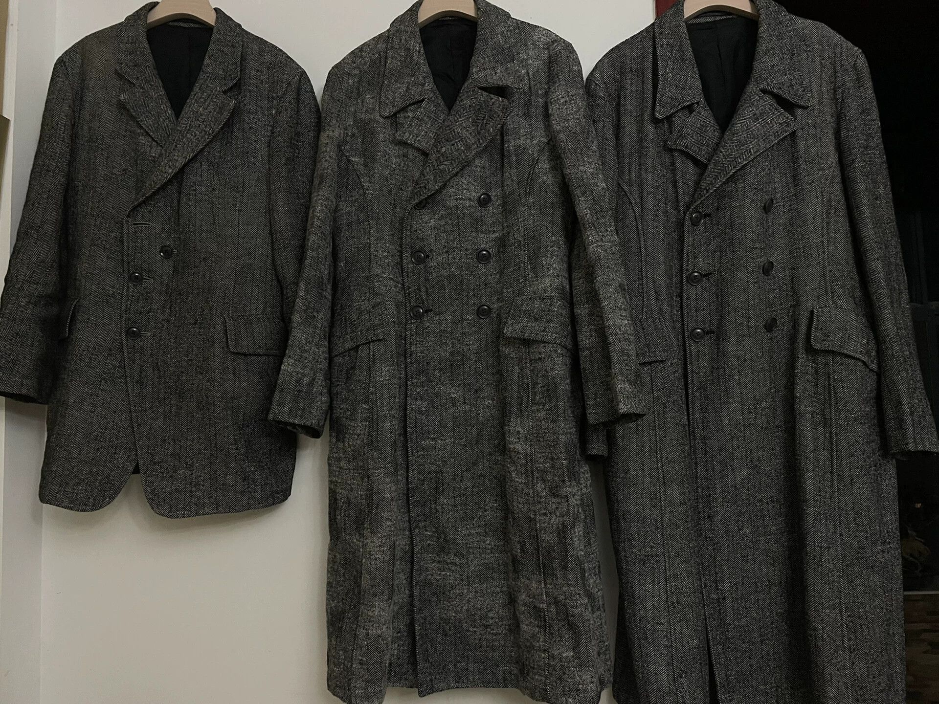 Yohji Yamamoto Yohji Yamamoto Double-Breasted Wool Coat Size US S / EU 44-46 / 1 - 1 Thumbnail
