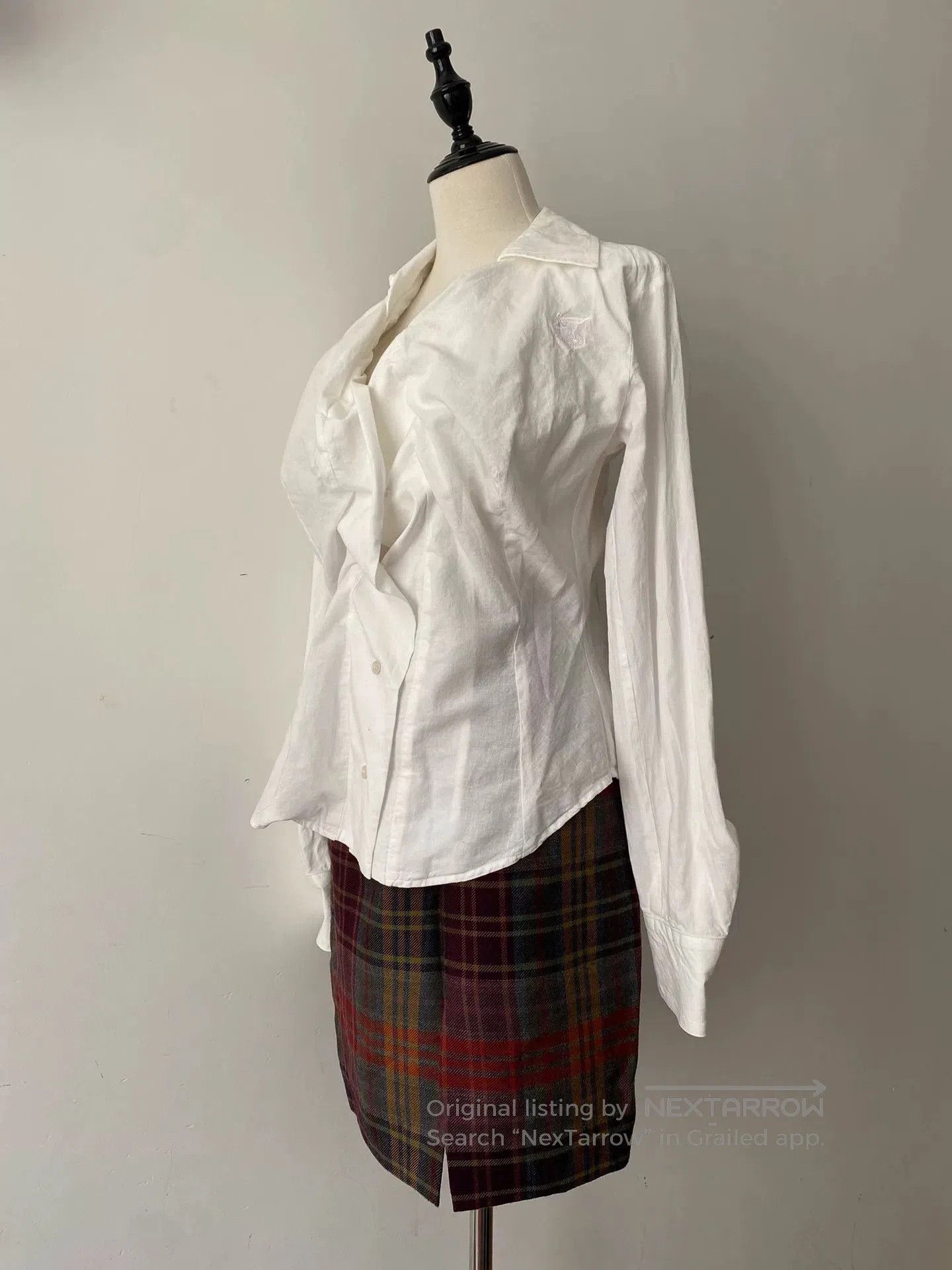 Vivienne Westwood vivienne westwood white drunken shirt. Size L / US 10 / IT 46 - 7 Thumbnail